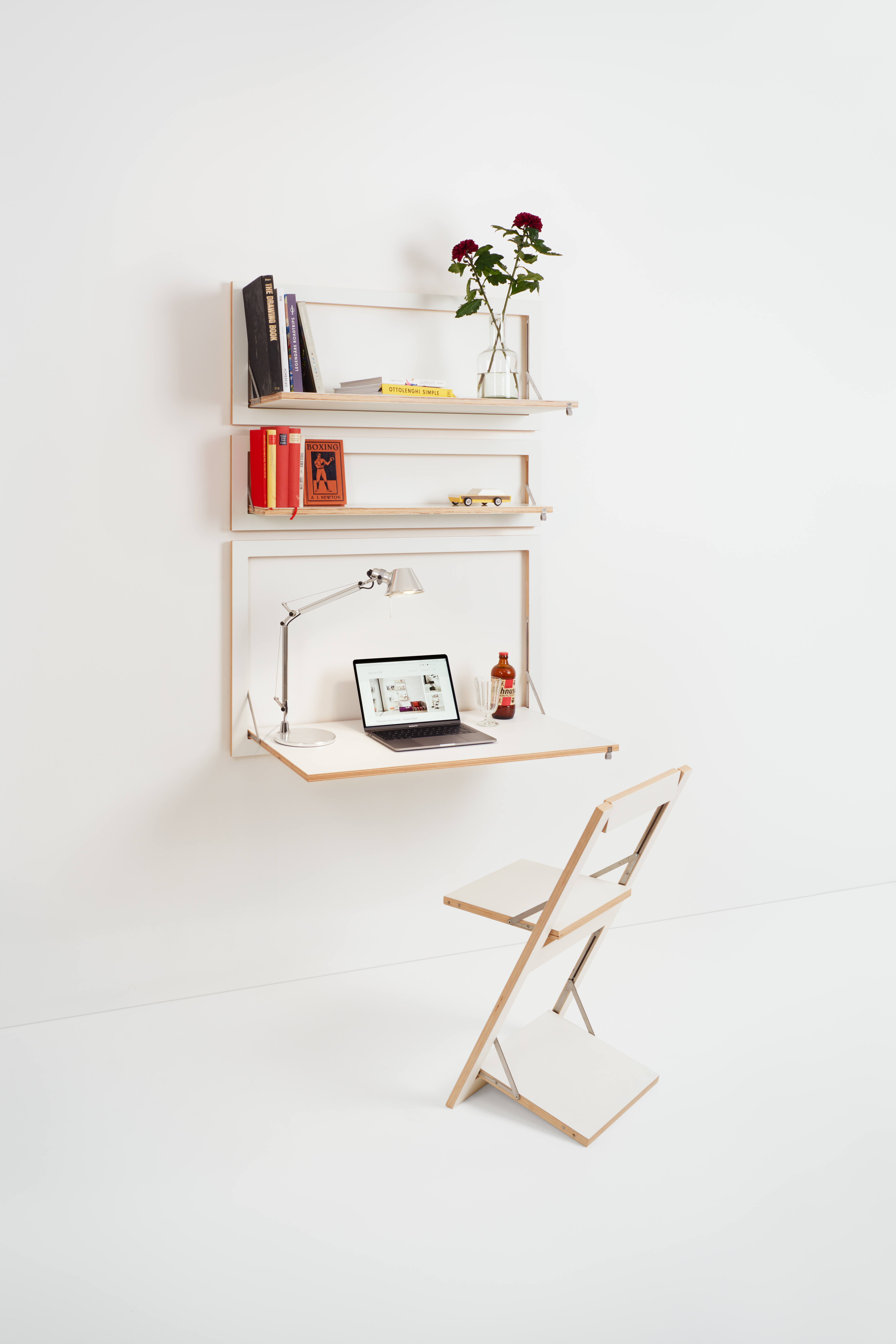 Fläpps Shelf Black 100 x 27cm