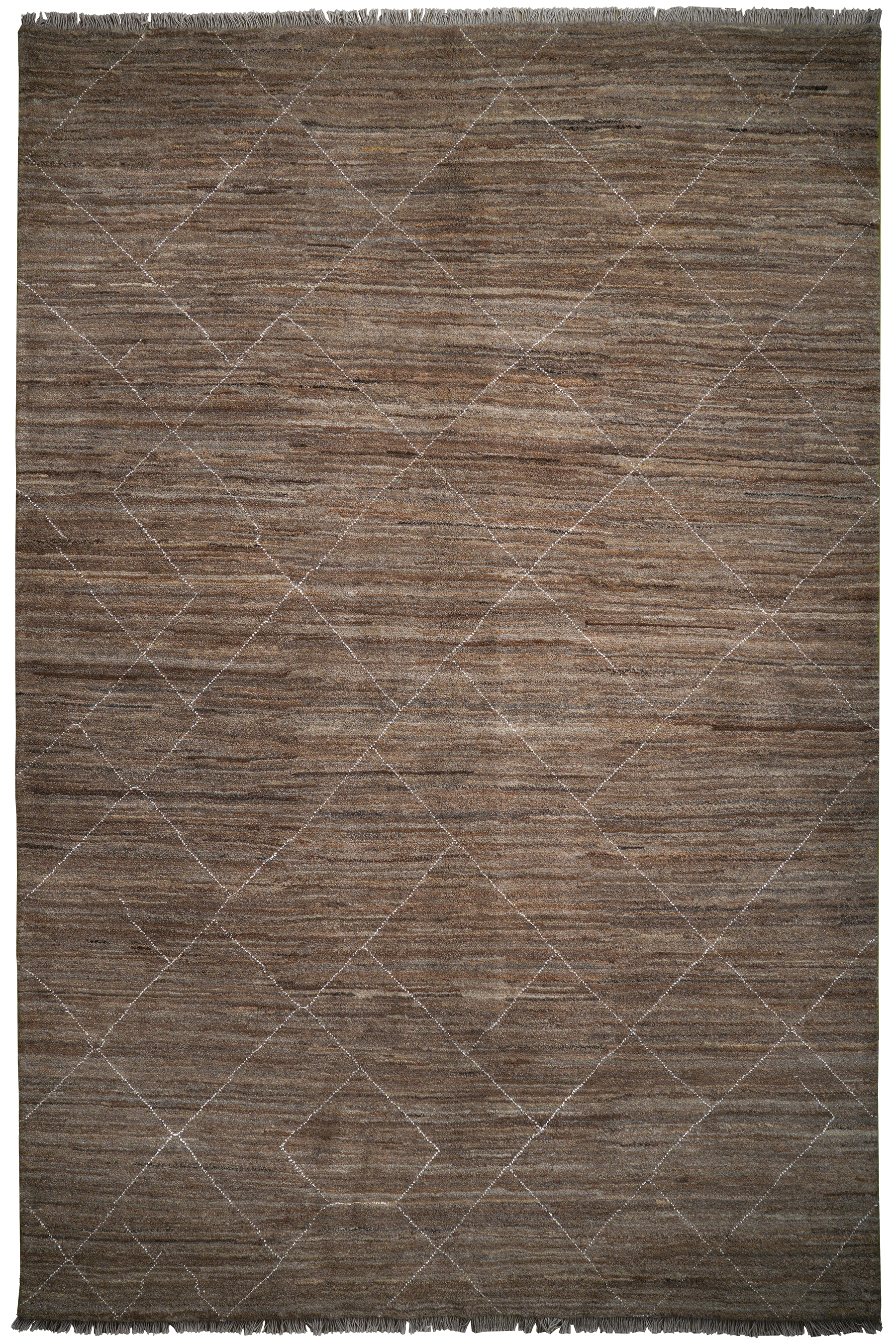 Gabbeh Basi Carpet Wool Brown