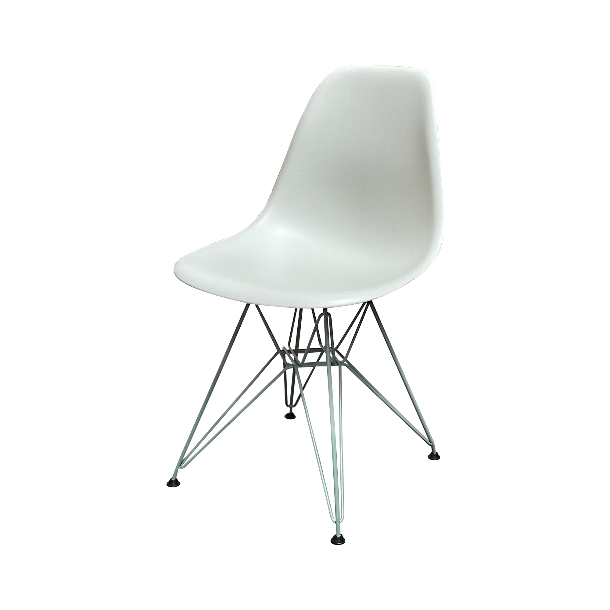 Eames Plastic DSR Colours Stuhl Weiß