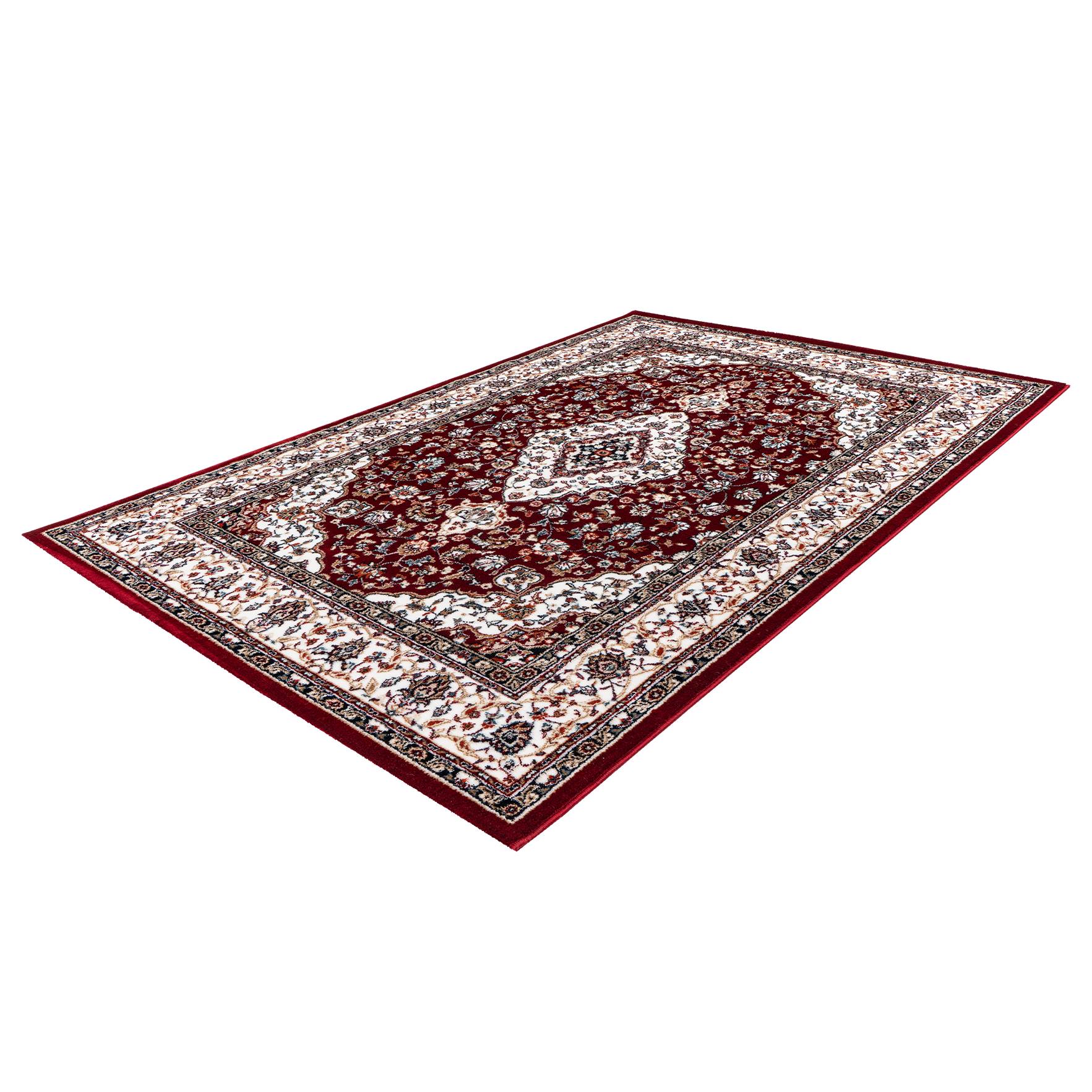 Kurzflorteppich Isfahan I Rot 160 x 230 cm