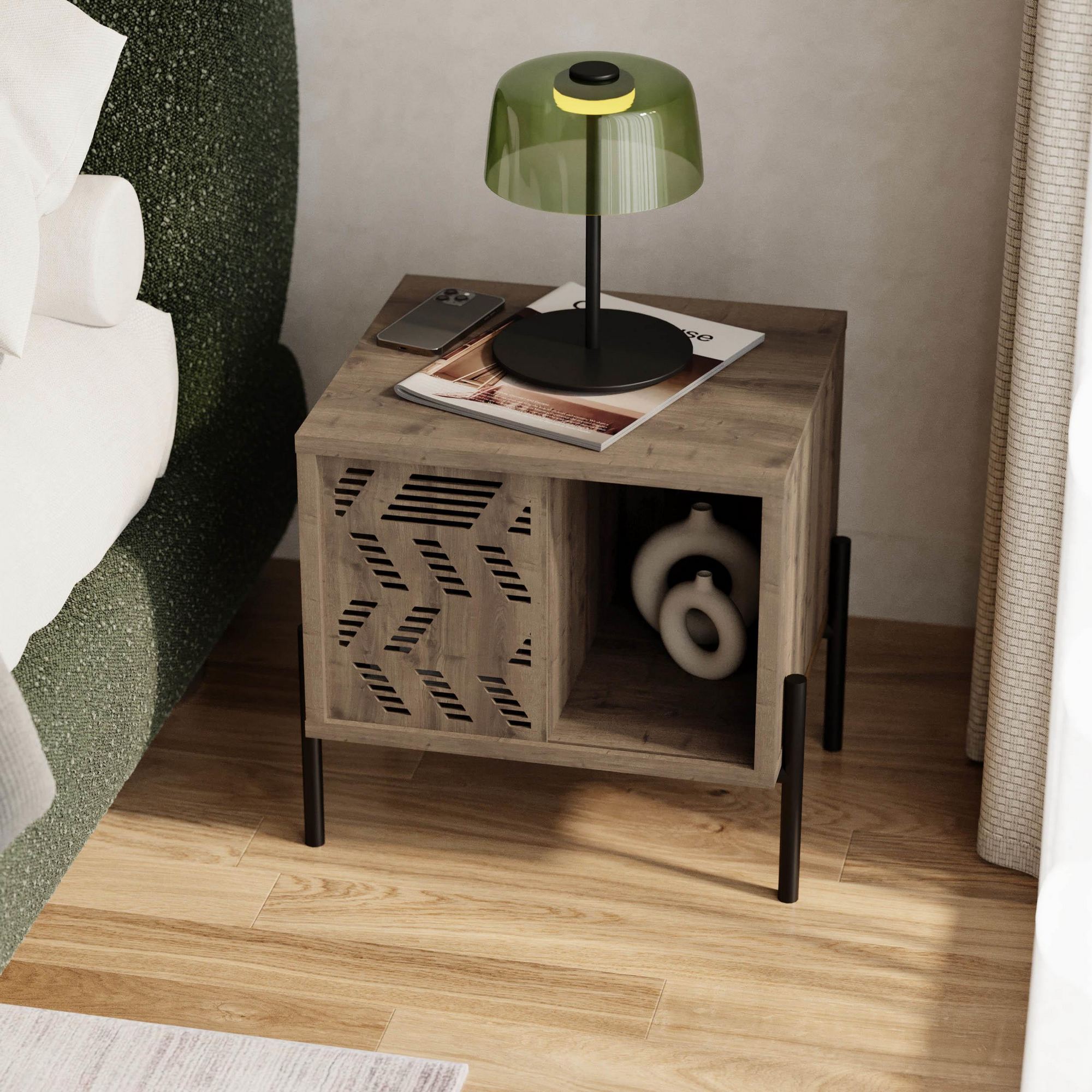 Dionysos Nightstand Brown