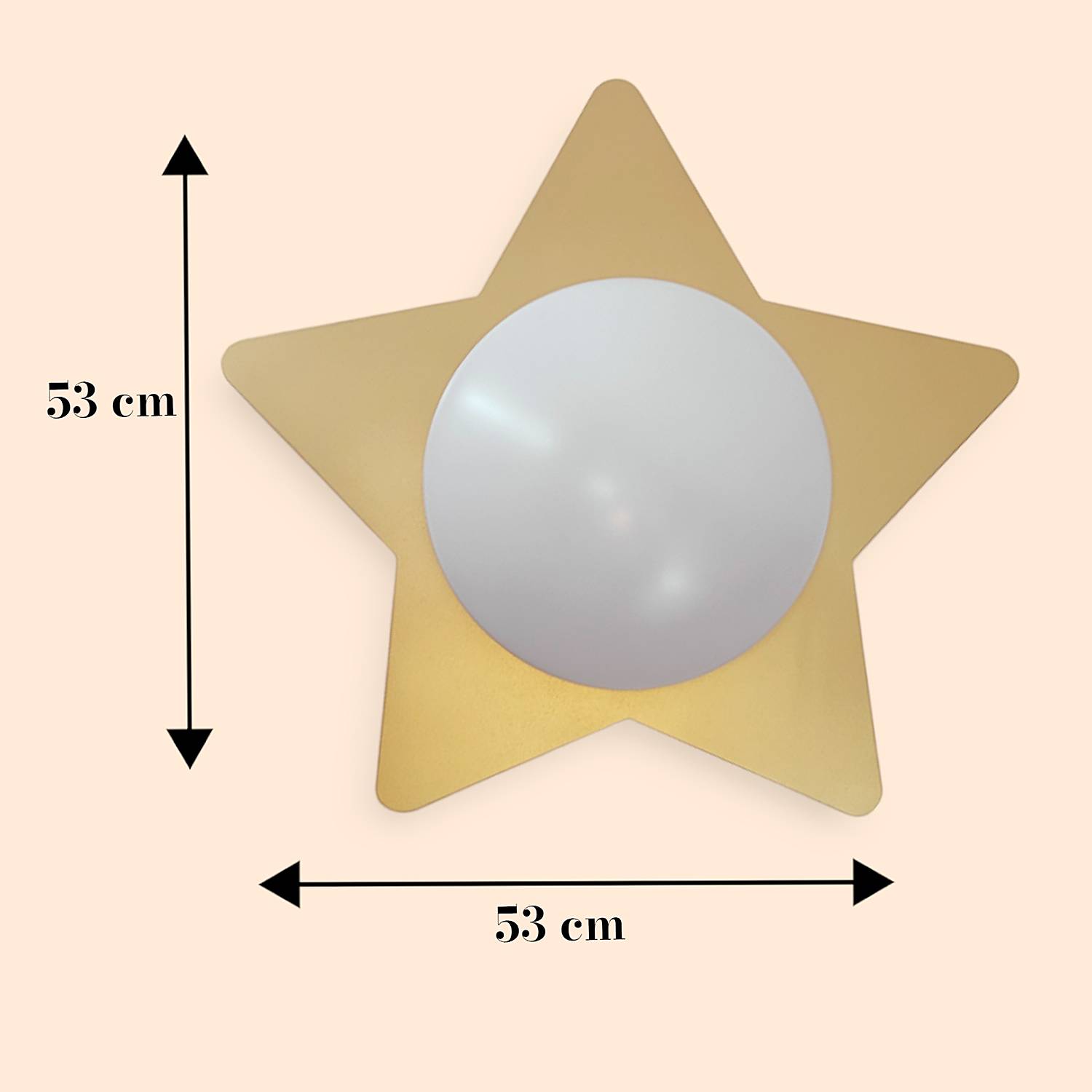 Kinderzimmerleuchte Livane Gold