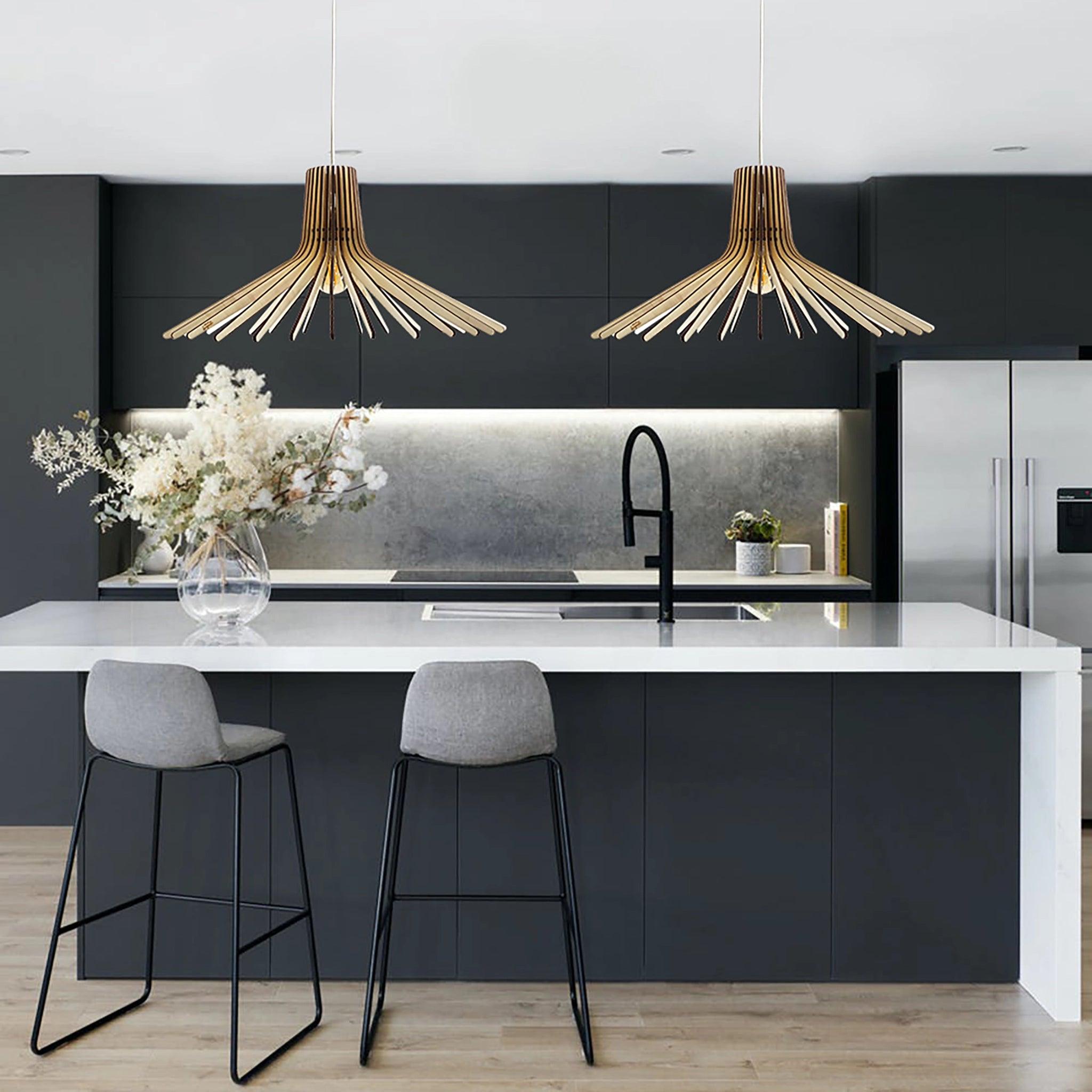 Azur Pendant Lamp Wood 54cm