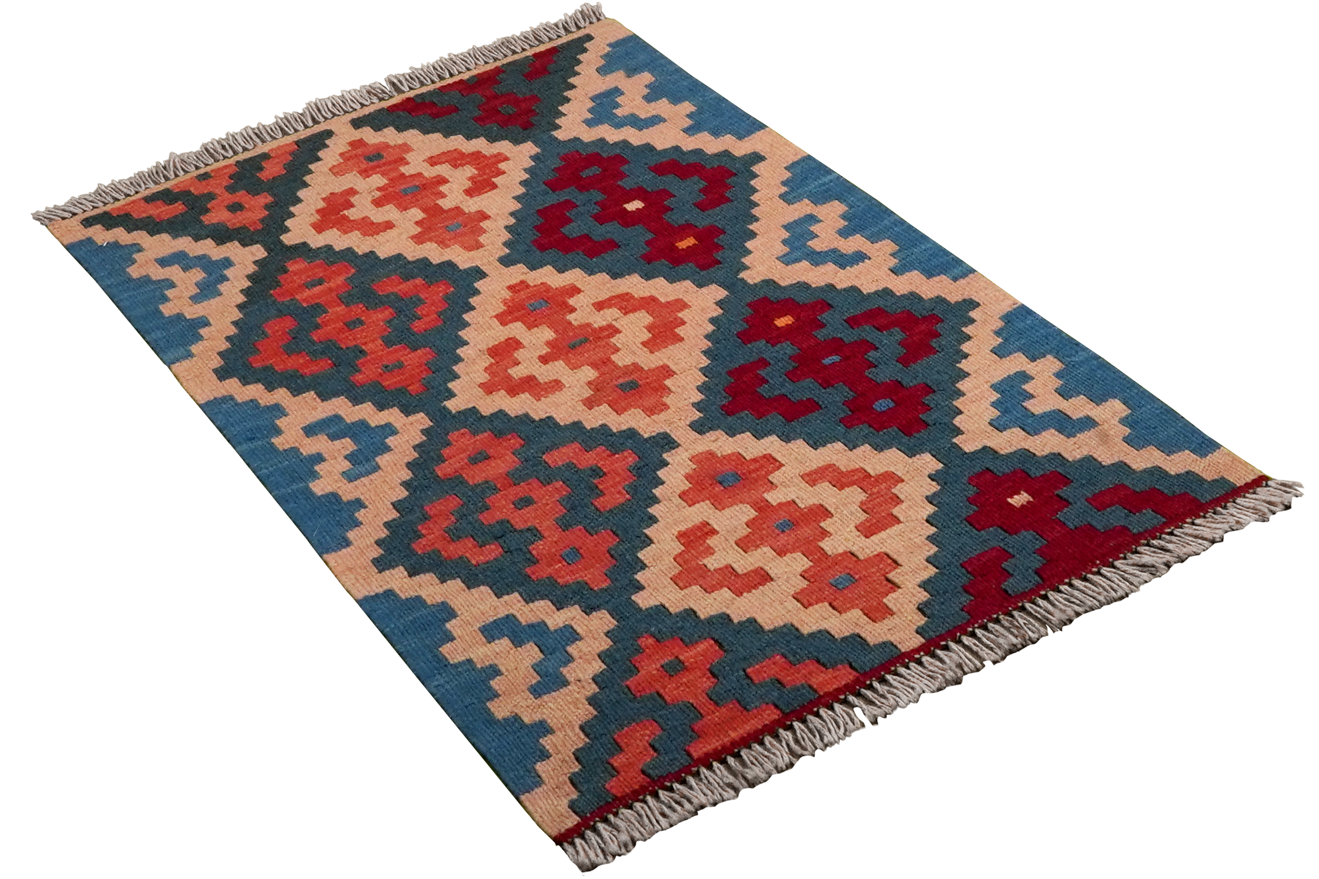 Kilim Gashgai Teppich Mehrfarbig