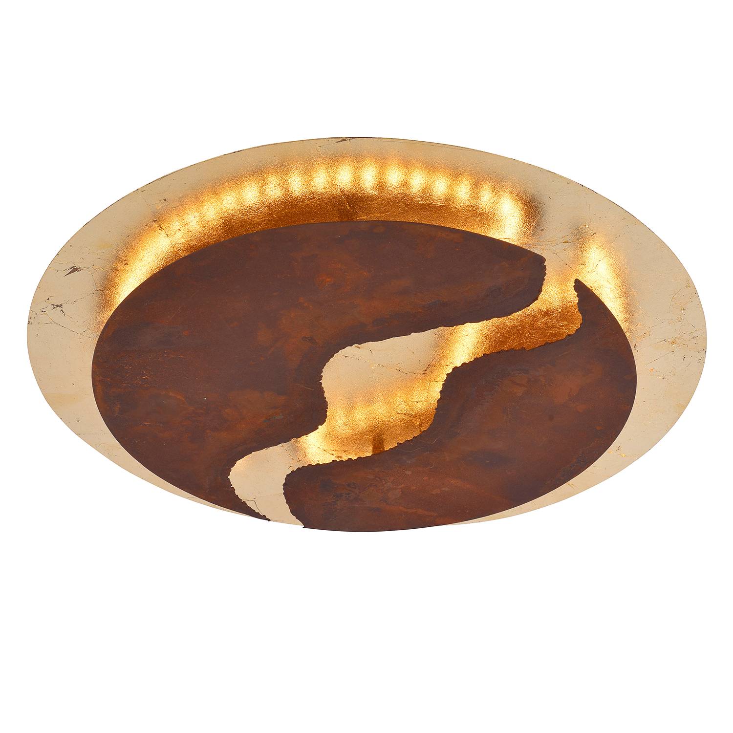 LED-Deckenleuchte Nevis Lava I Stahl