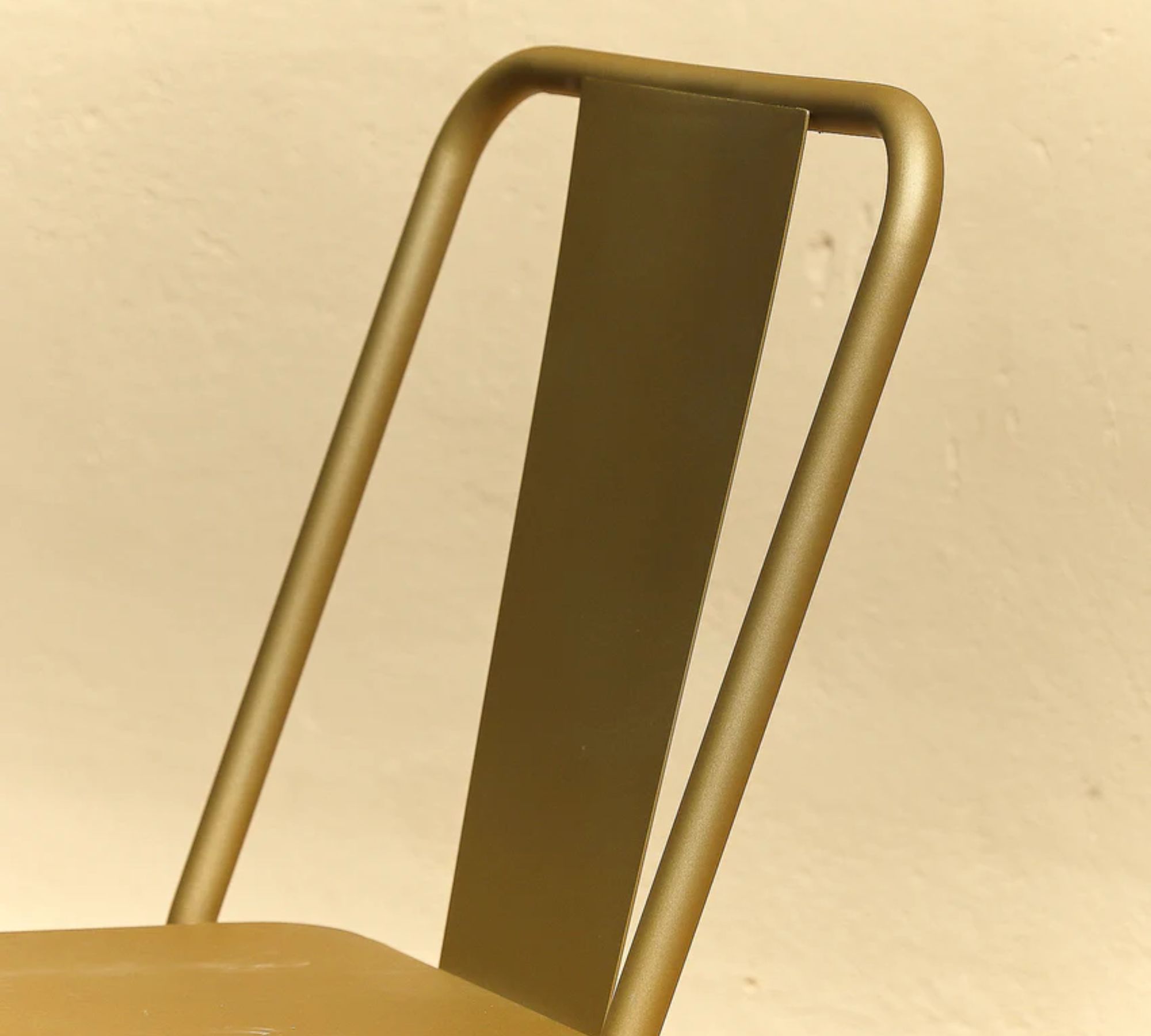 Tondra Stuhl Outdoor Metall Gold Gealtert