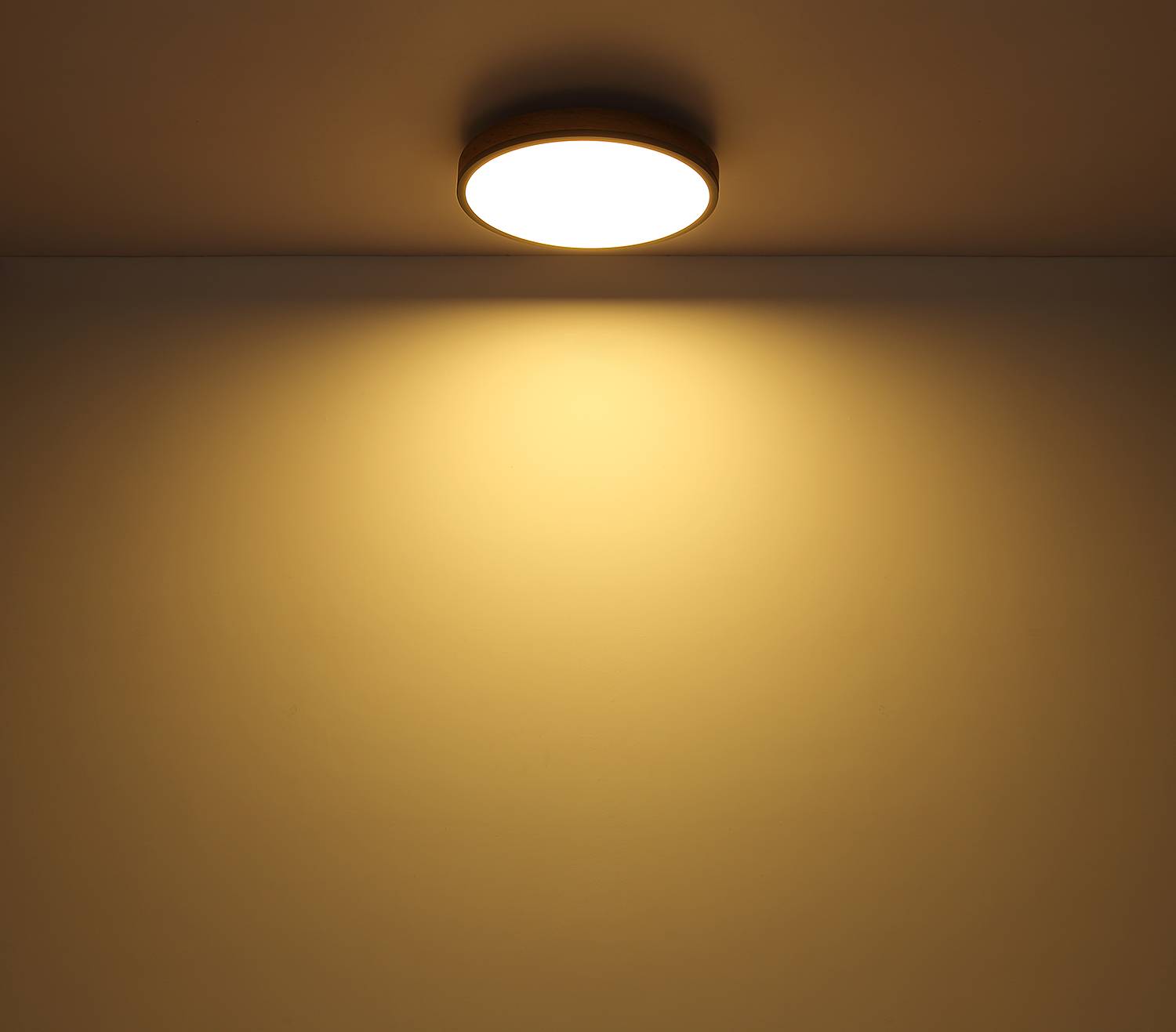 1-Flammig LED-Deckenleuchte Doro Typ H Acrylglas Eisen