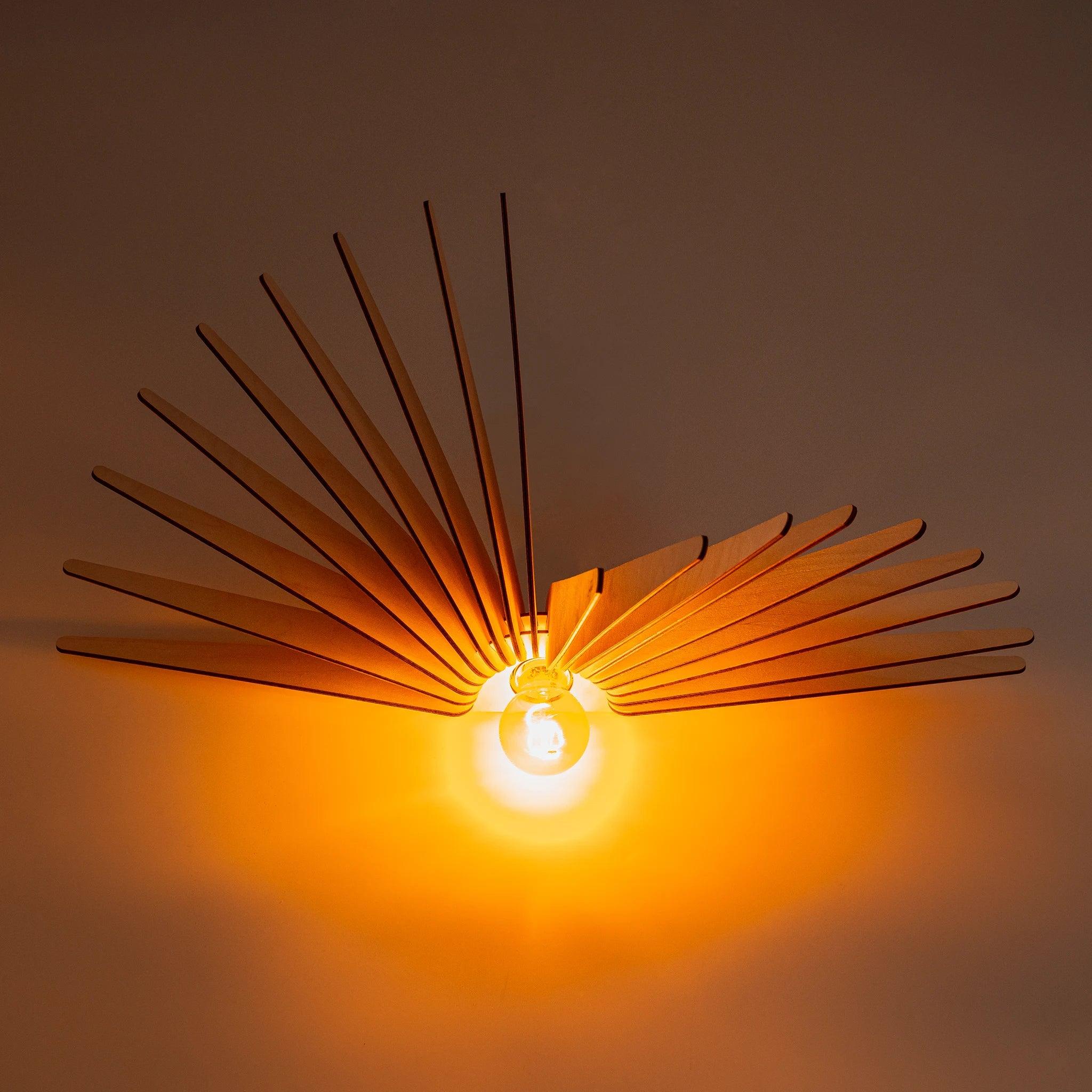 Albatros Wandlampe Holz