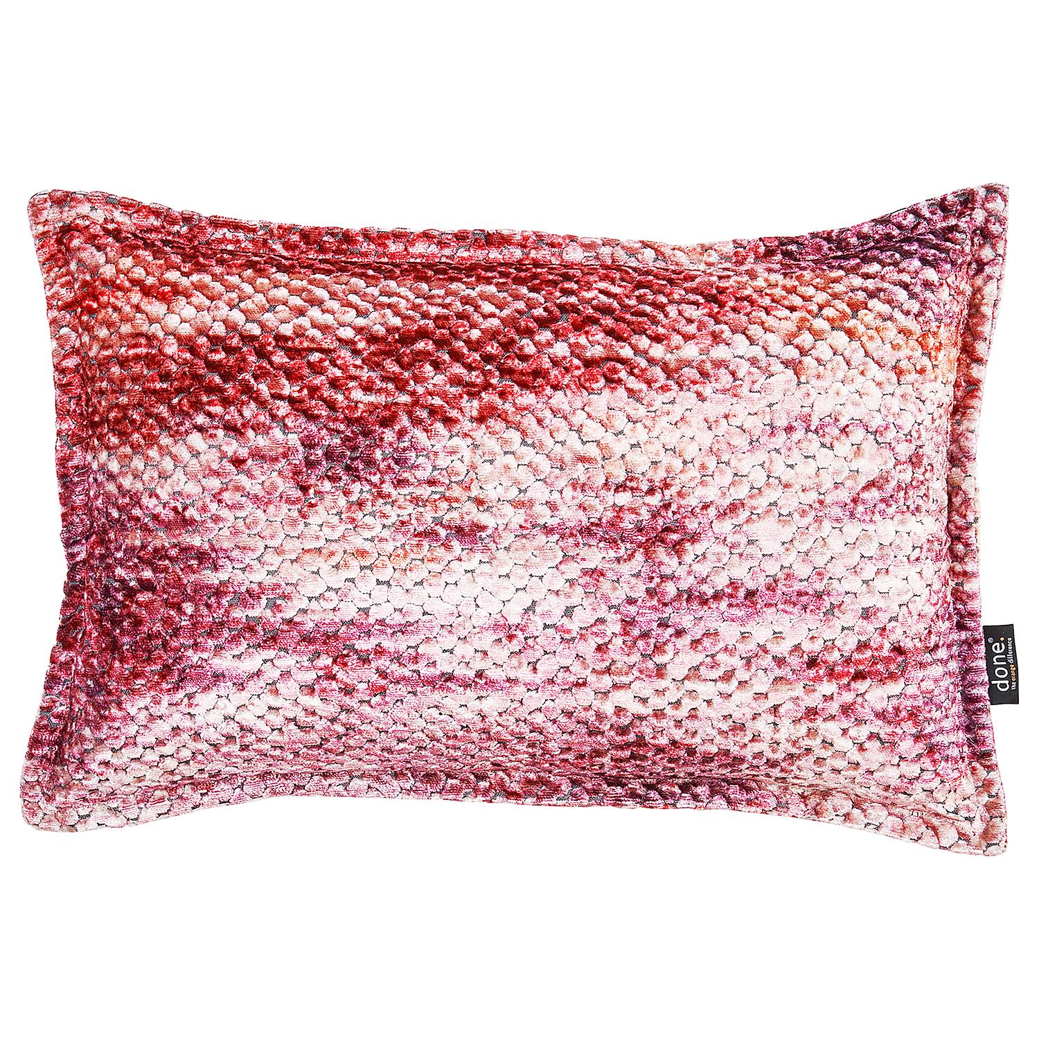 Kissenbezug Glam Colour Mischgewebe Rot 40 x 60 cm