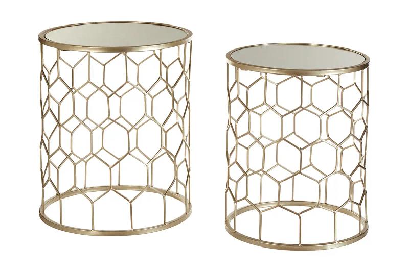 2x Arcana Set Honeycomb Beistelltischen
