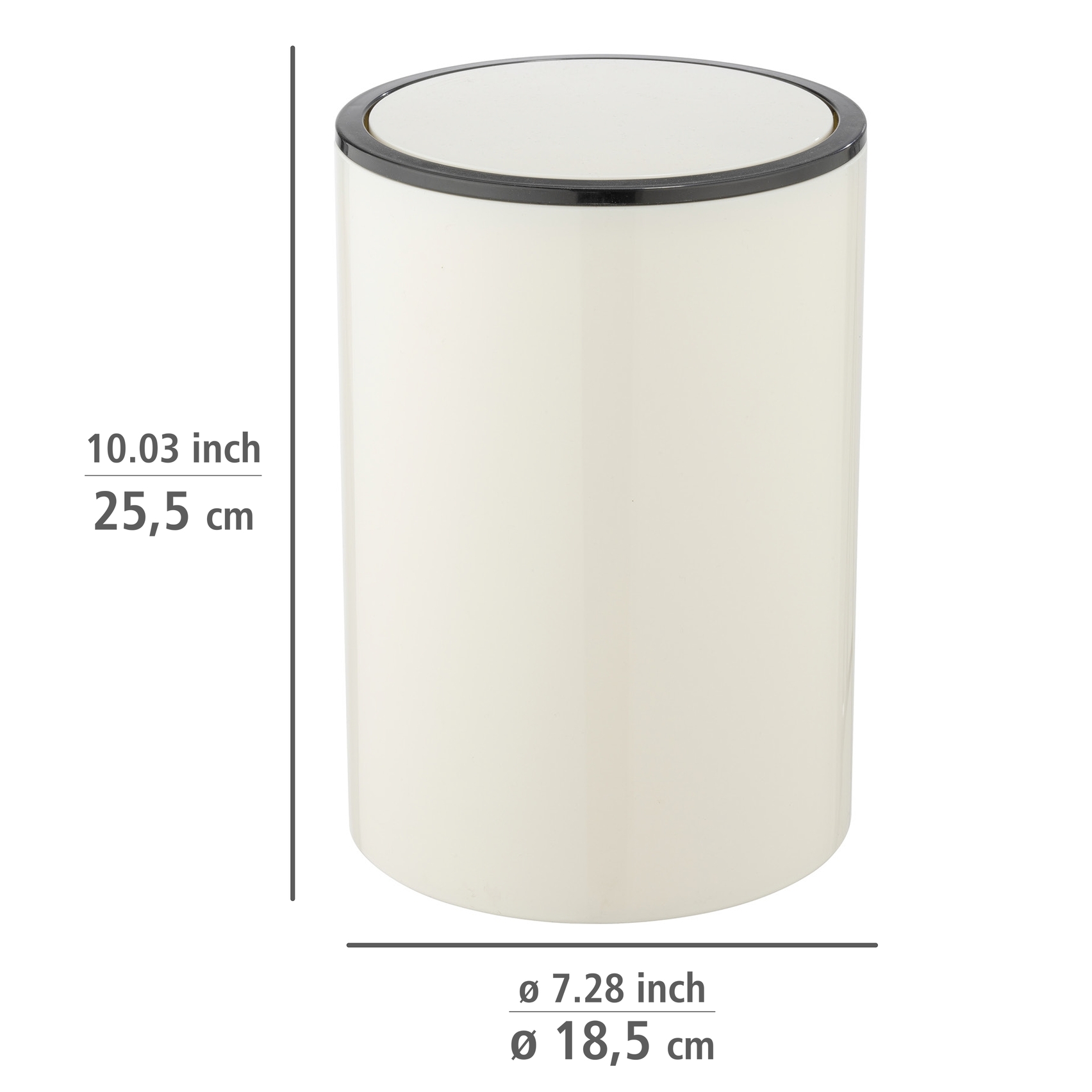 Inca Cosmetic bucket ABS Cream