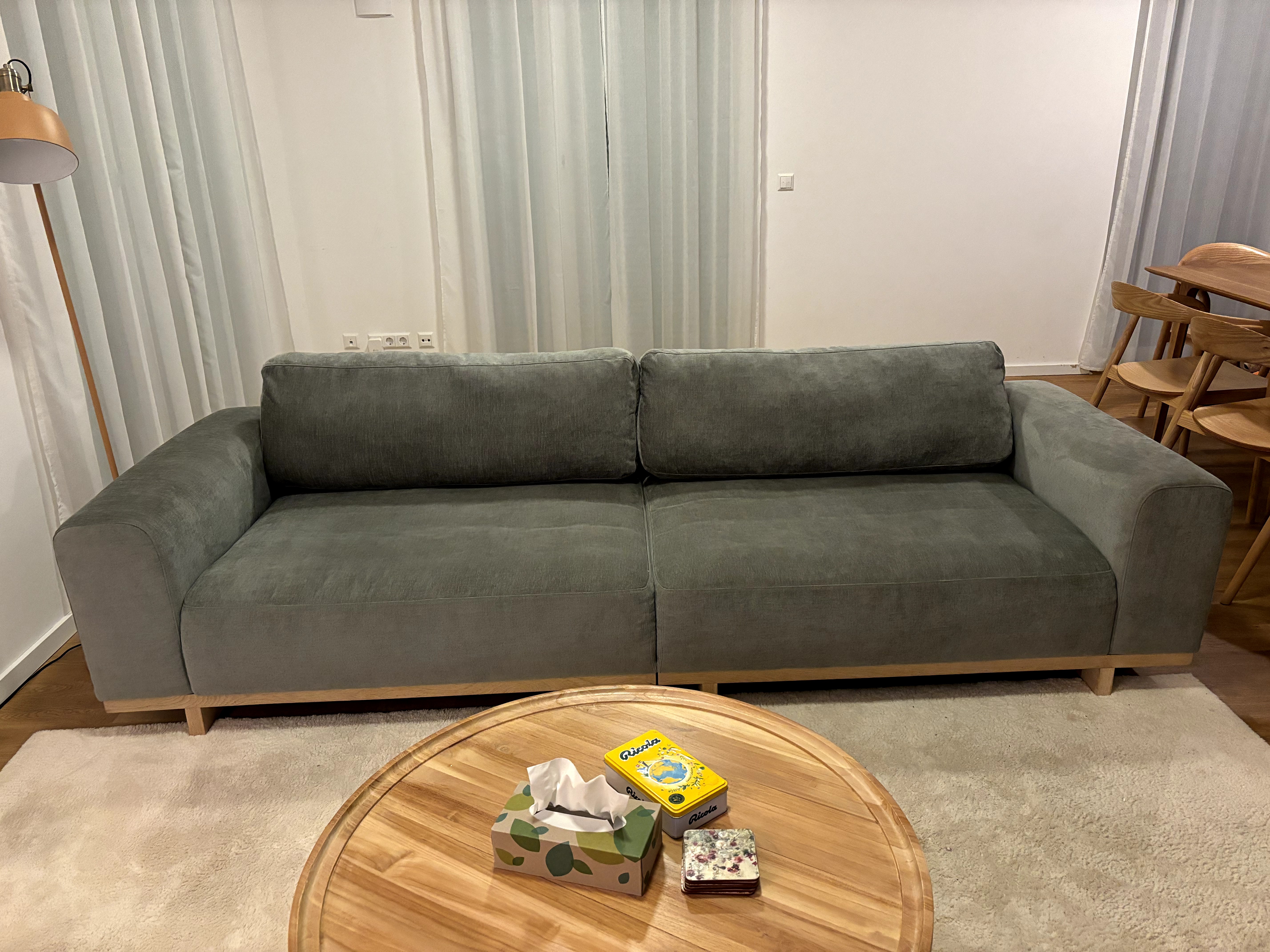 Aya Sofa 3-Sitzer Planet Grey Green