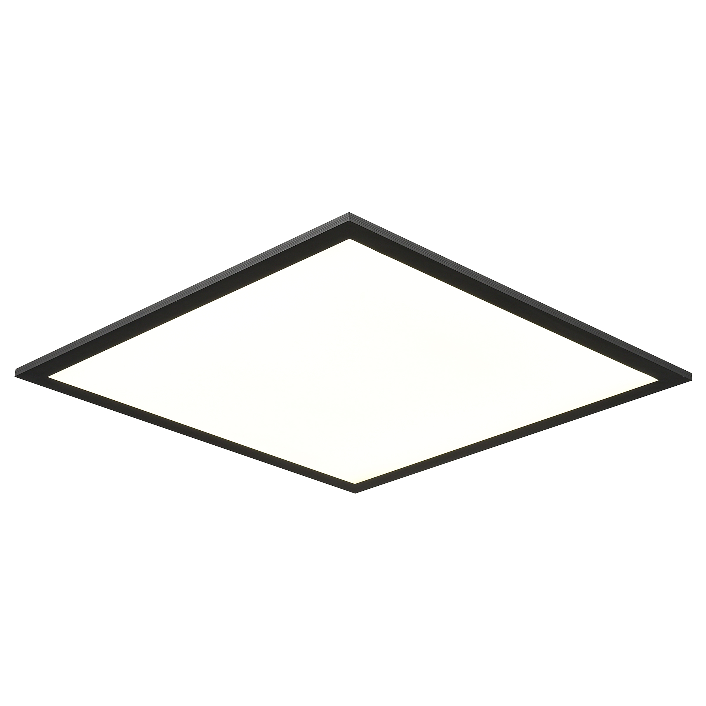 LED Deckenleuchte Flight Aluminium Schwarz 45x45cm