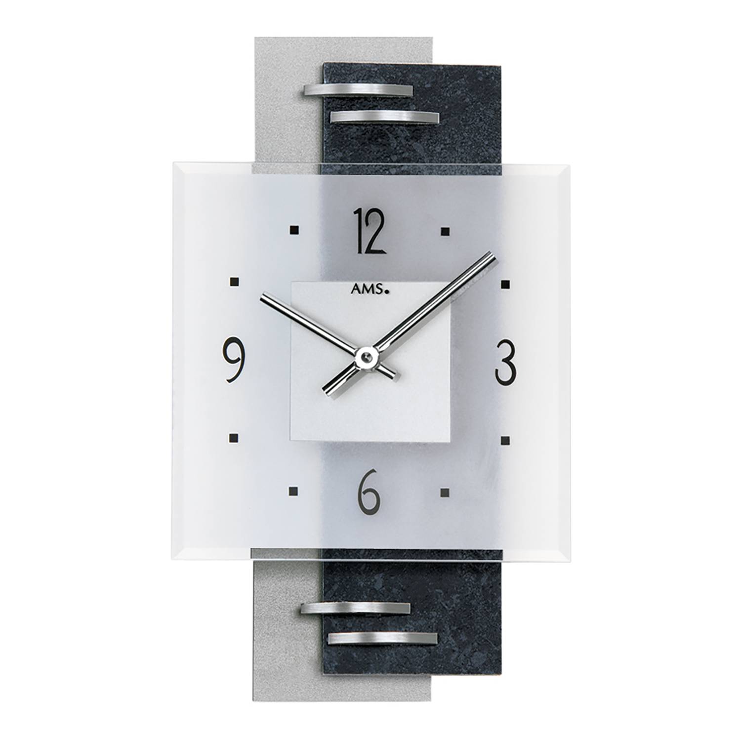 Wanduhr Kezia Quarz Schwarz