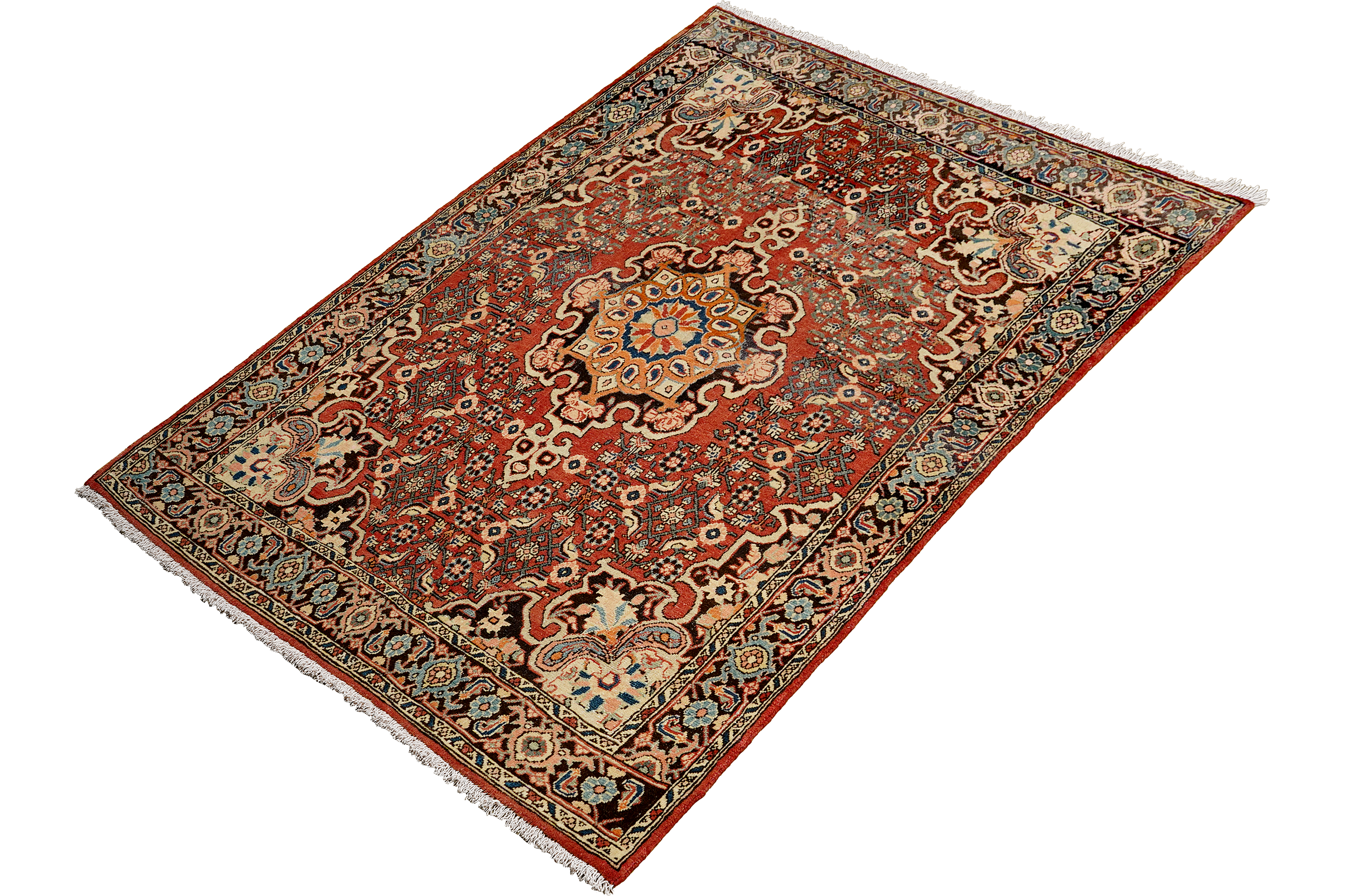 Heritage Firooz Carpet Wool Brown