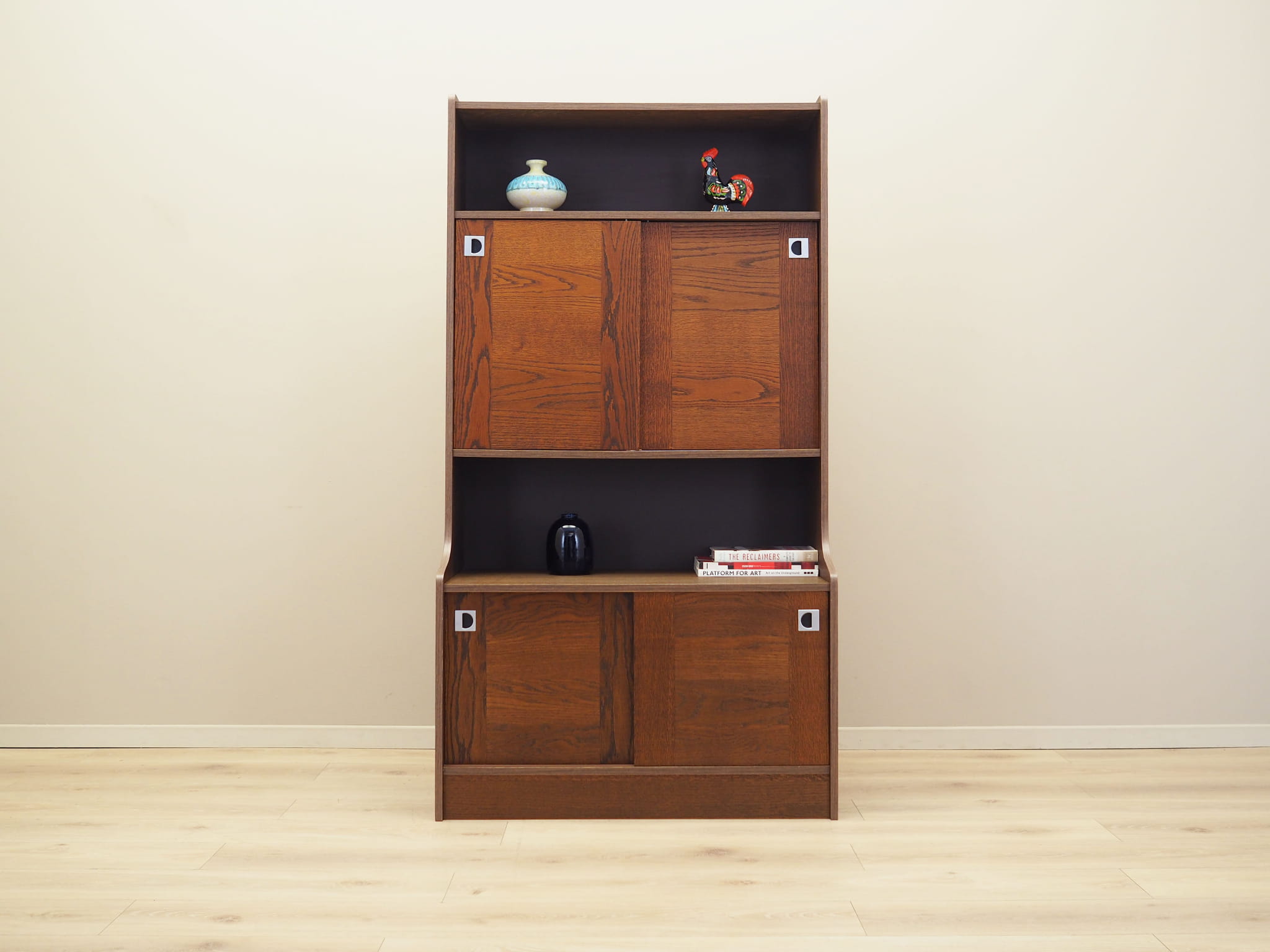 Bookshelf Wood Brown 1970s