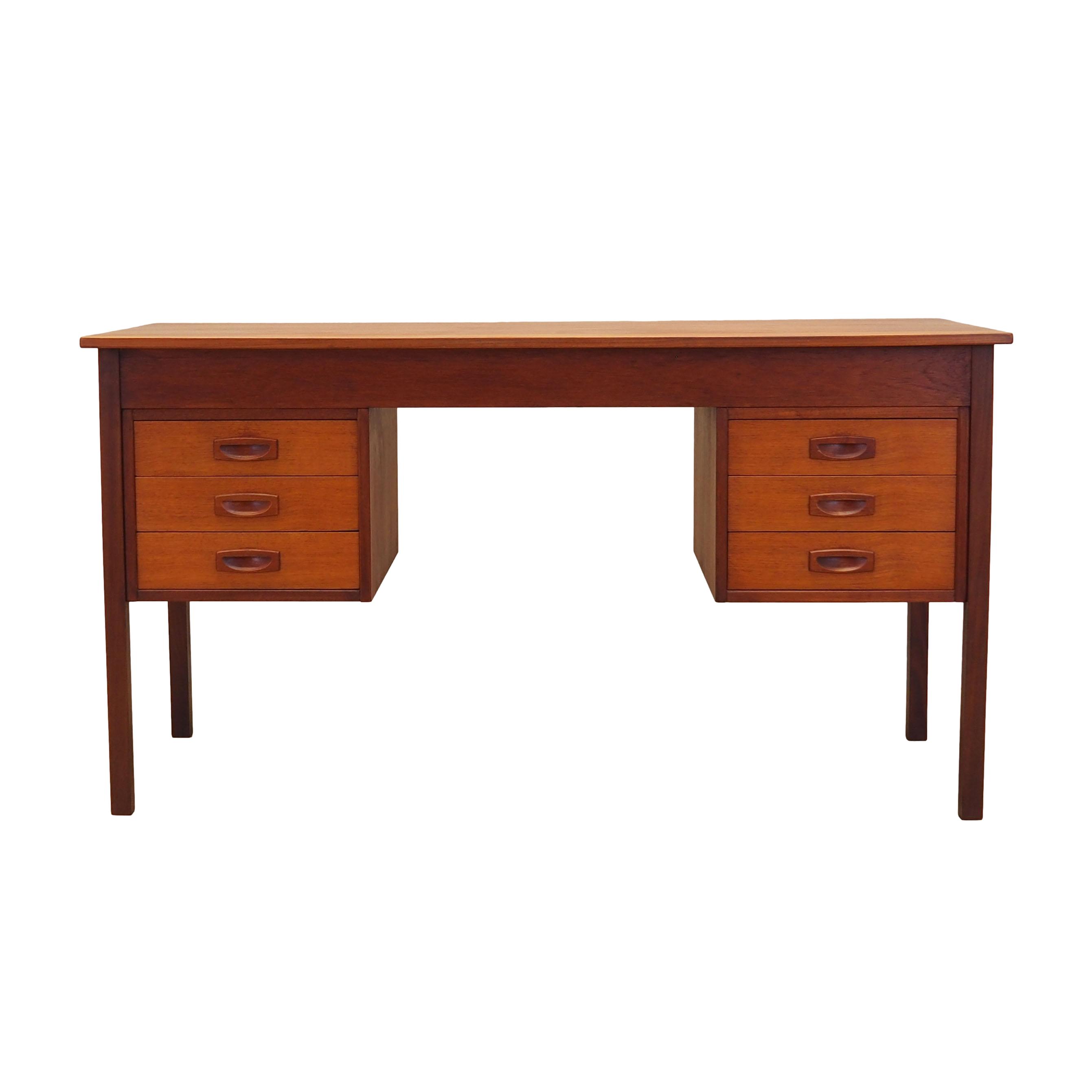 Scrivania in teak anni '70