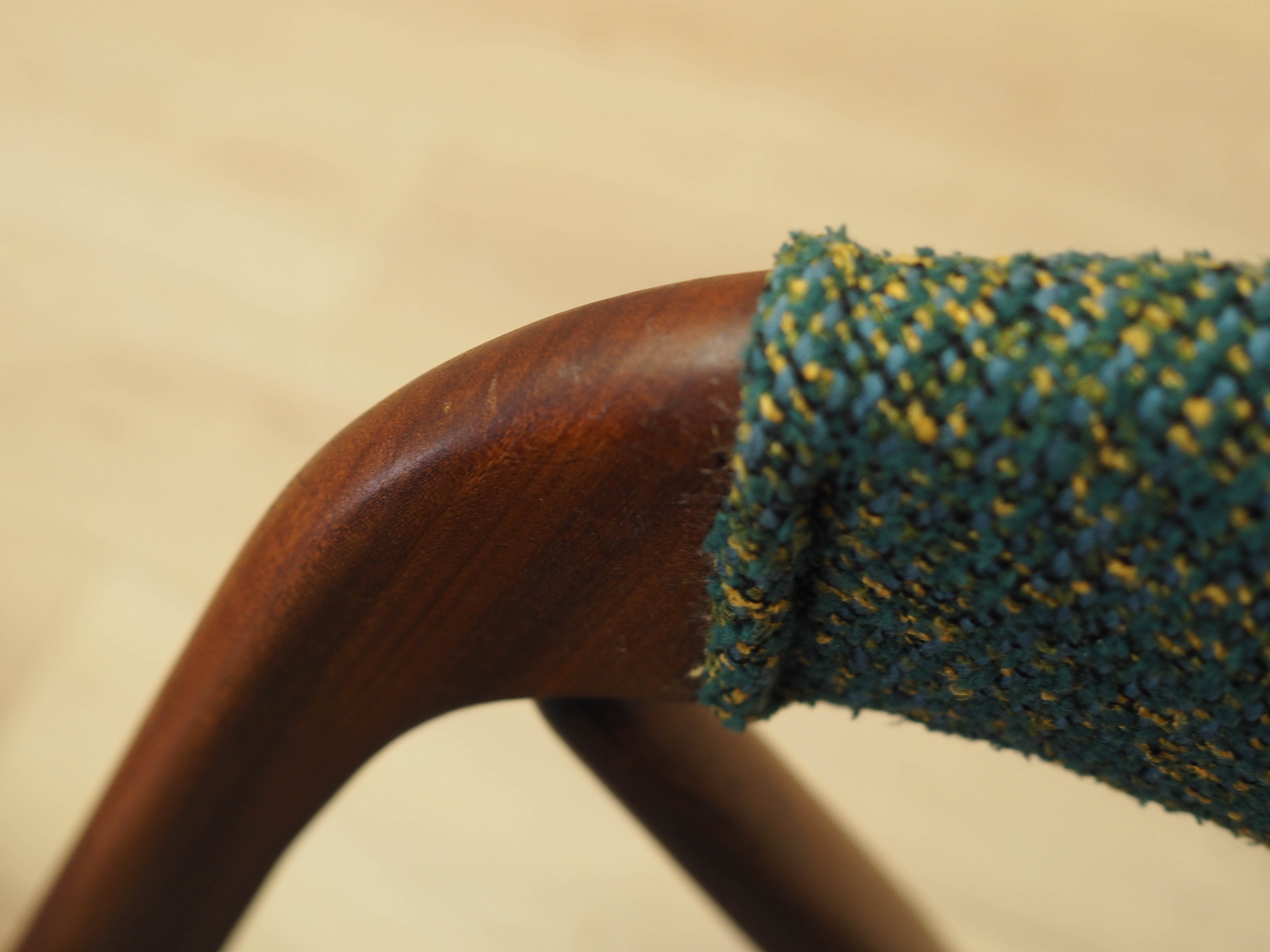 Chairs 2x Teak Green