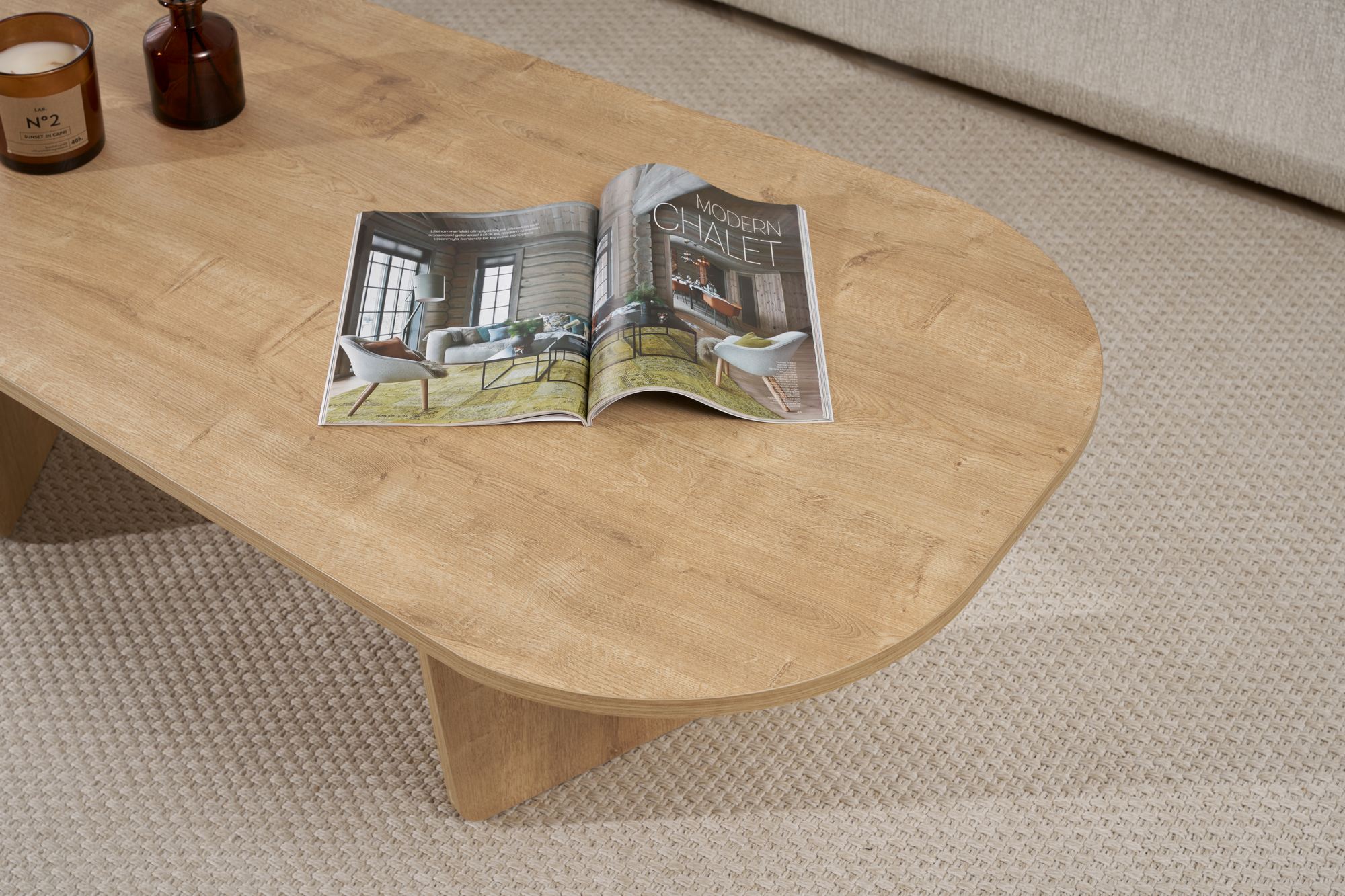 Ovalis Coffee Table Oak