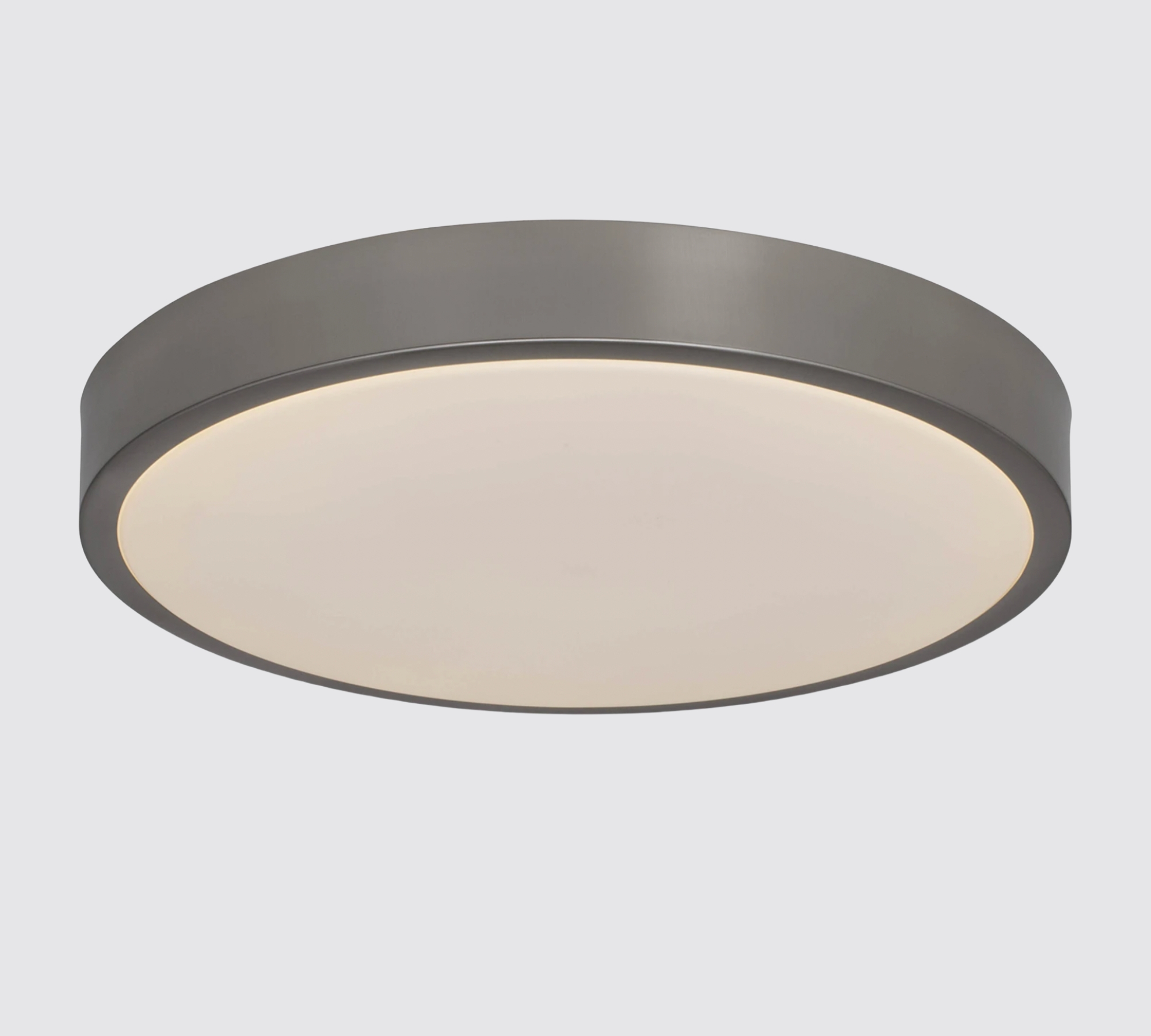 LED Deckenleuchte mit Fernbedienung Silber