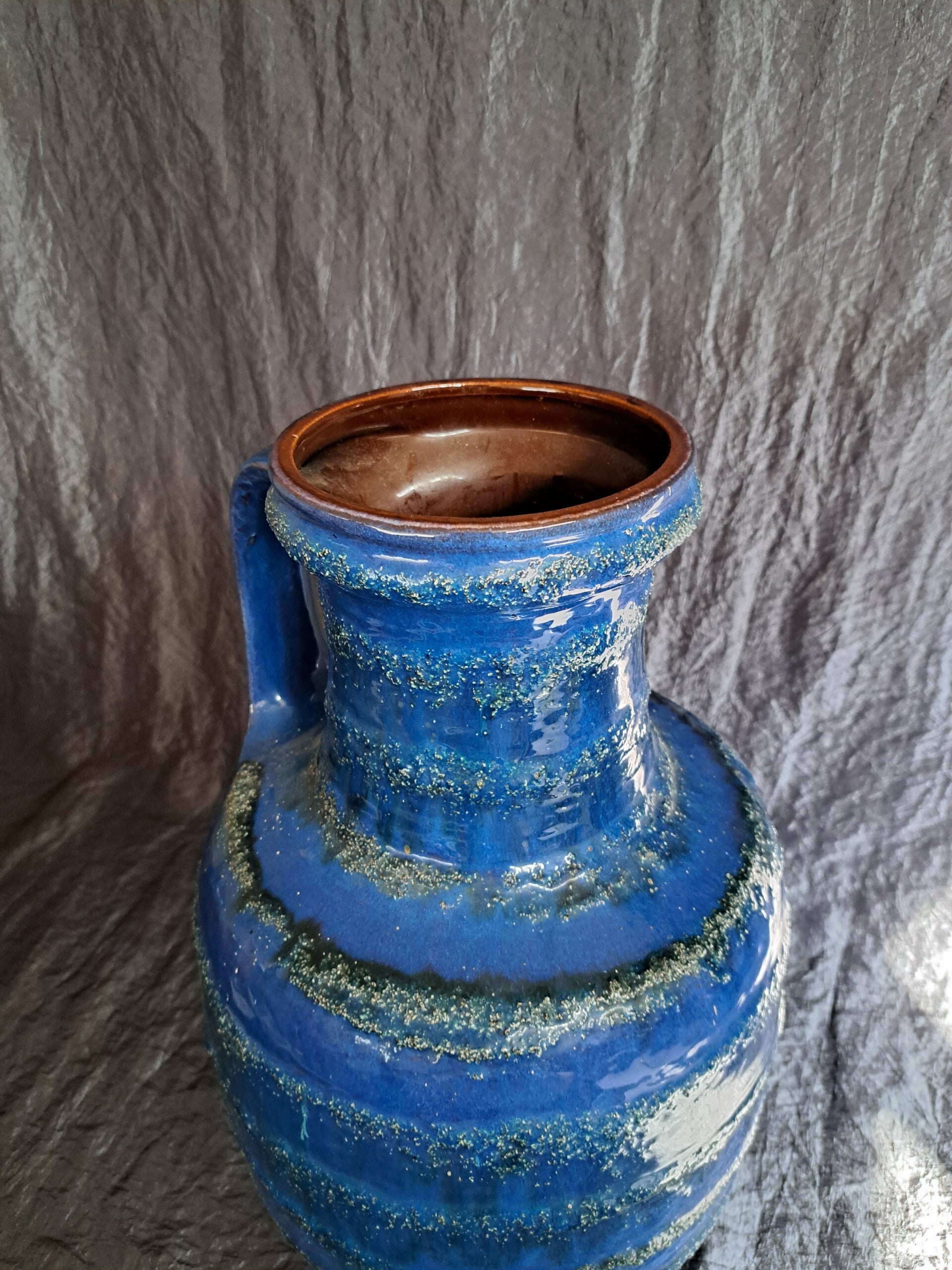 Vintage Vase Ceramic Blue