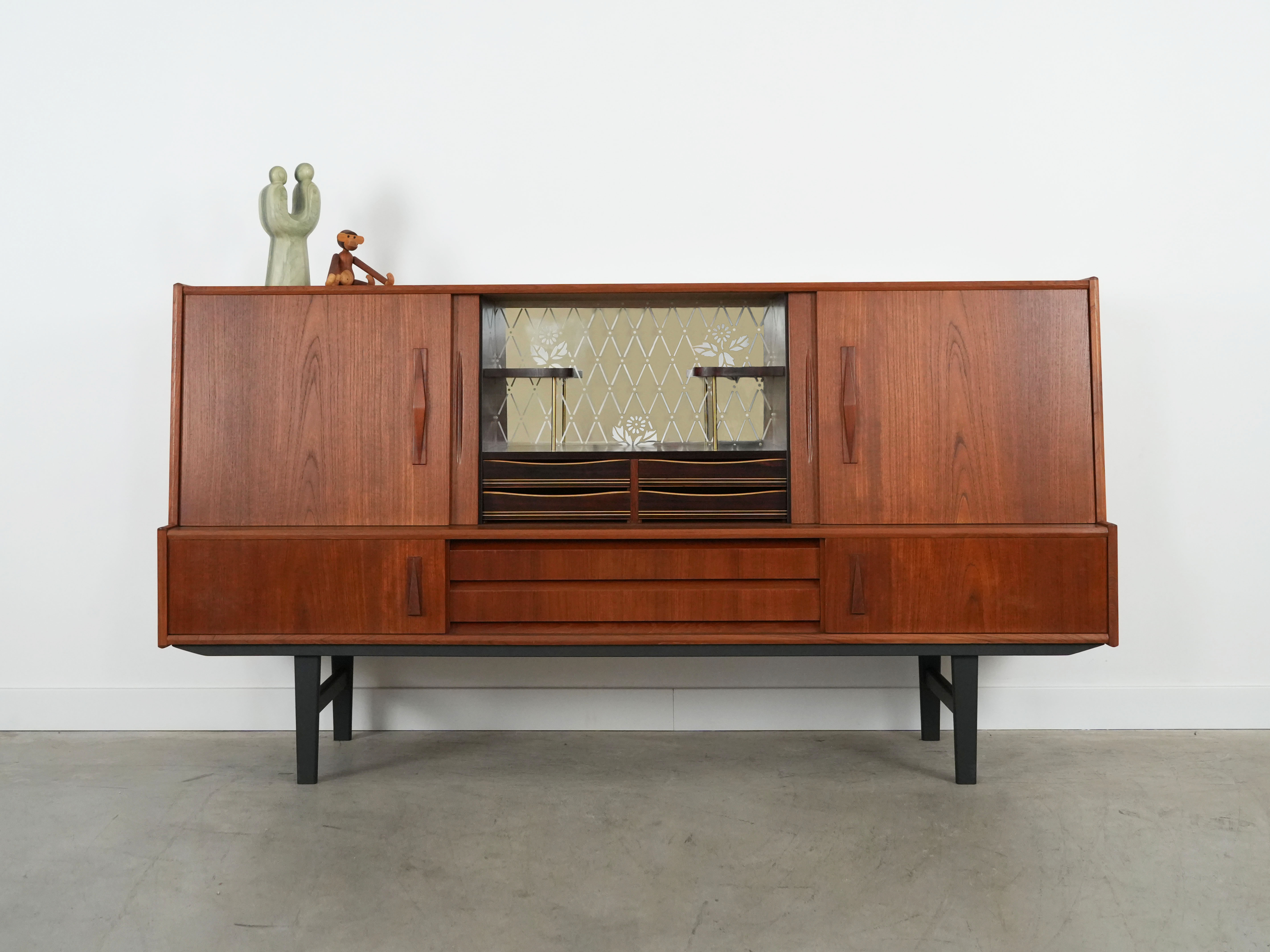 Highboard Teakholz 1970er Jahre