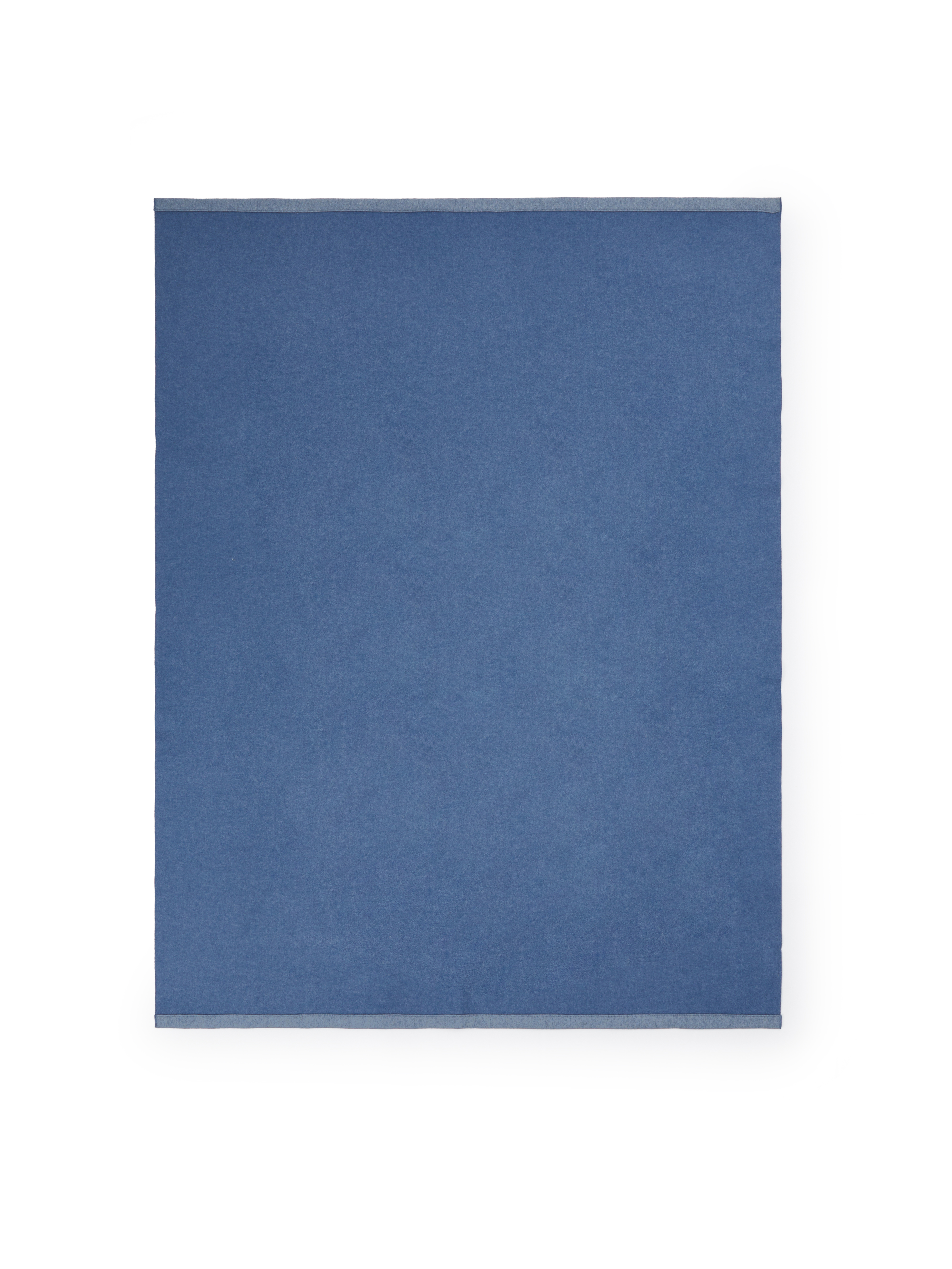 Itaca Decke 100% Schurwolle Blau