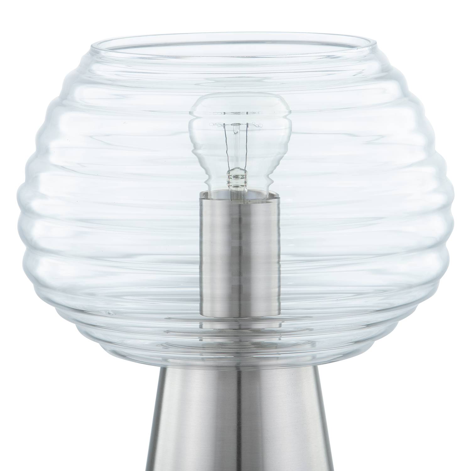 Table lamp Sywell Clear glass Transparent