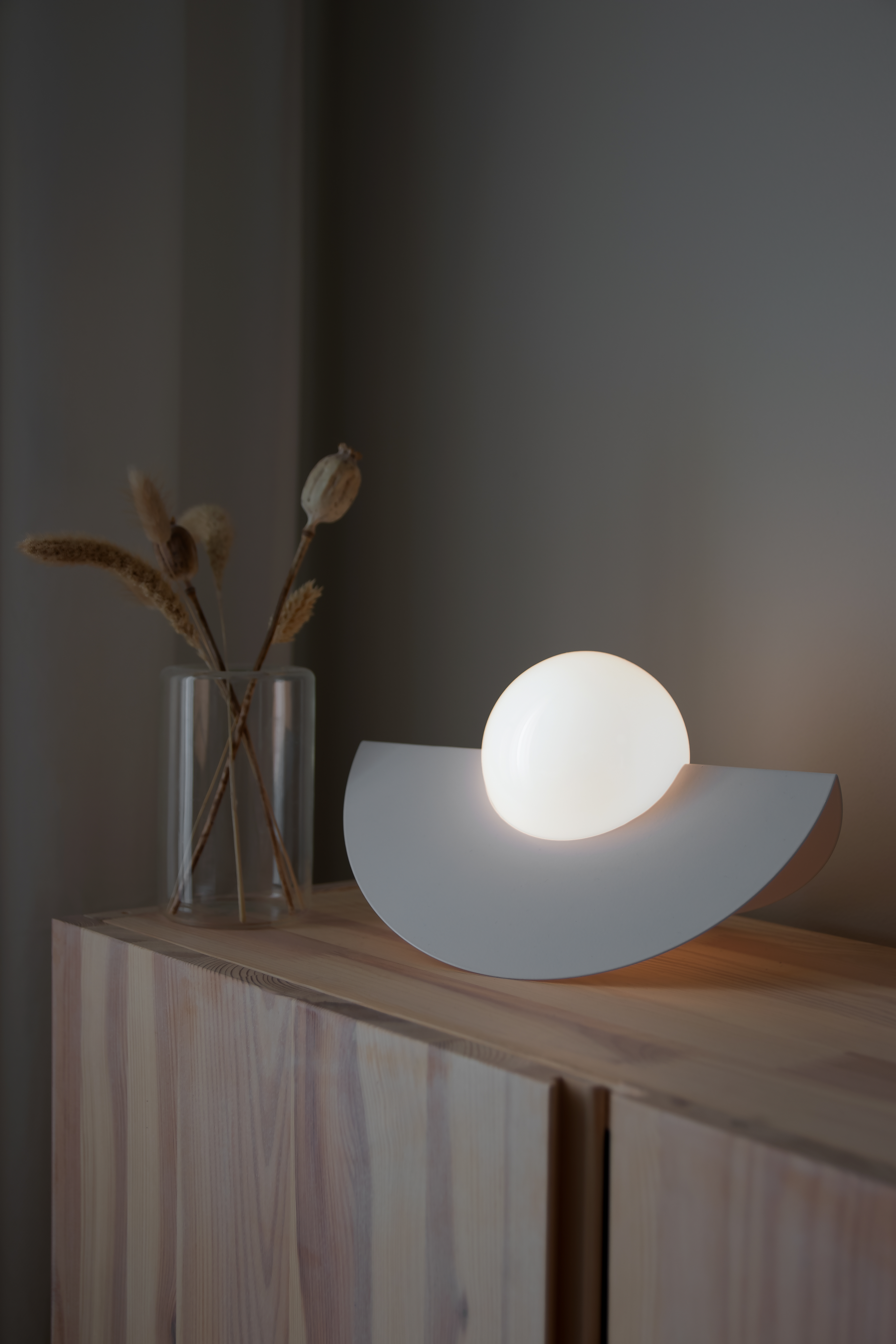 Roccia Tischlampe Weiß
