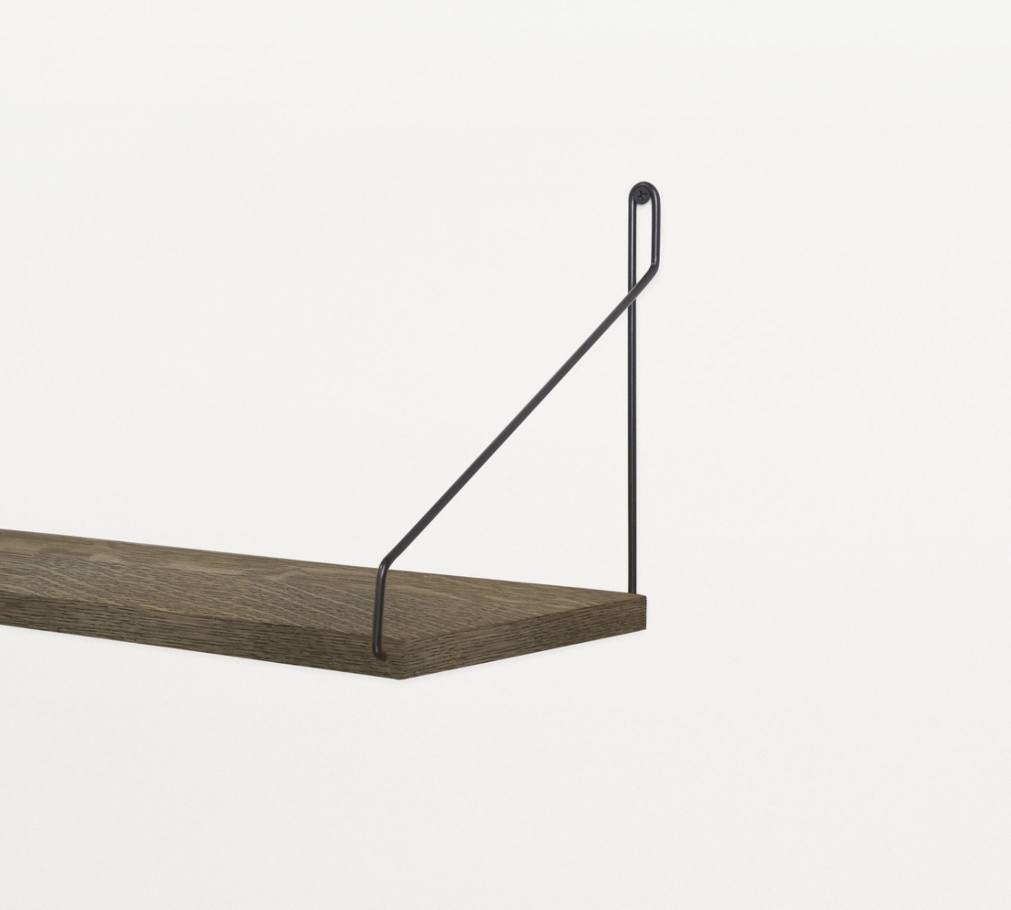 Shelf Regal Holz Metall Schwarz