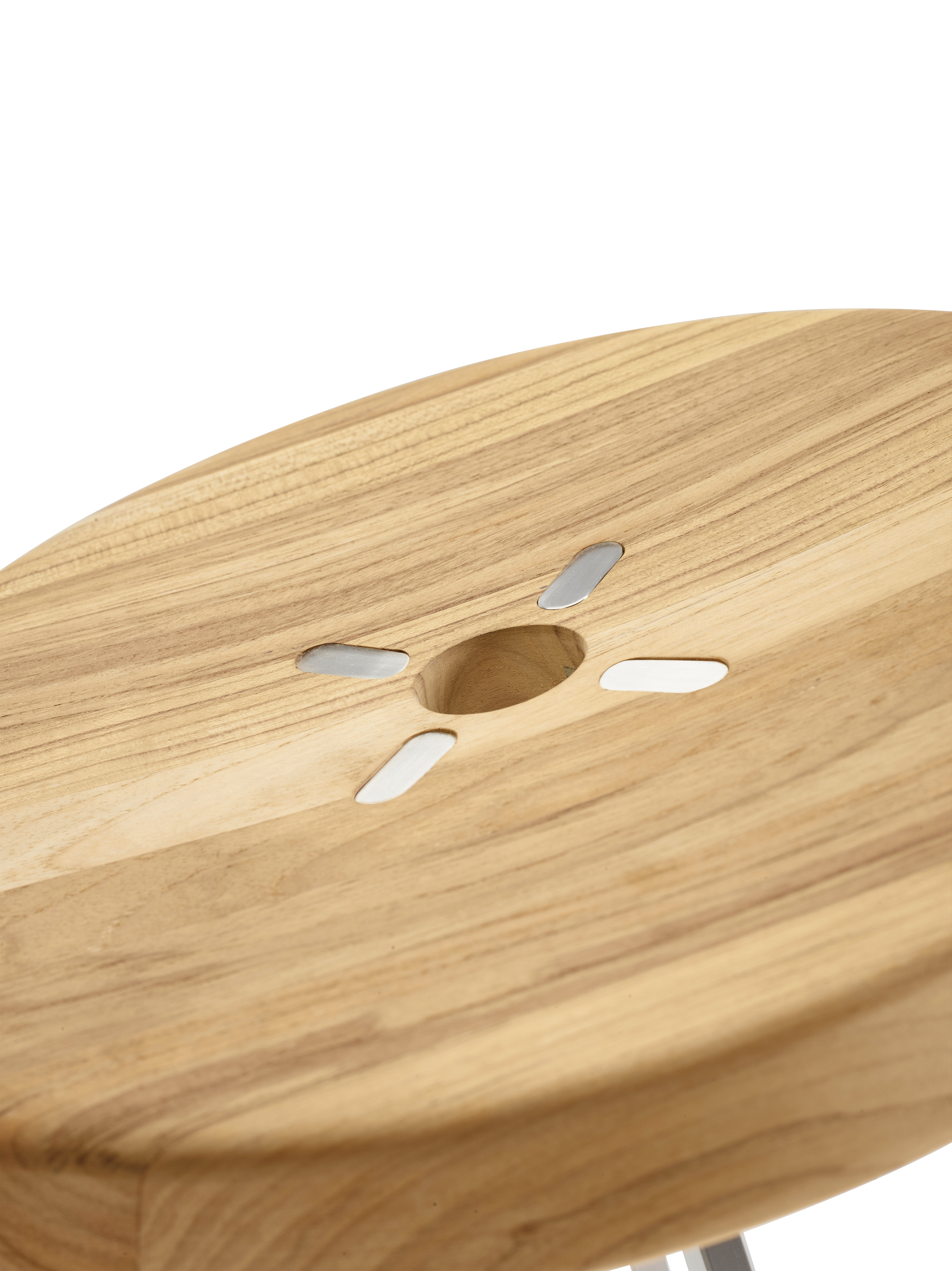 Yix Barhocker Teak Braun