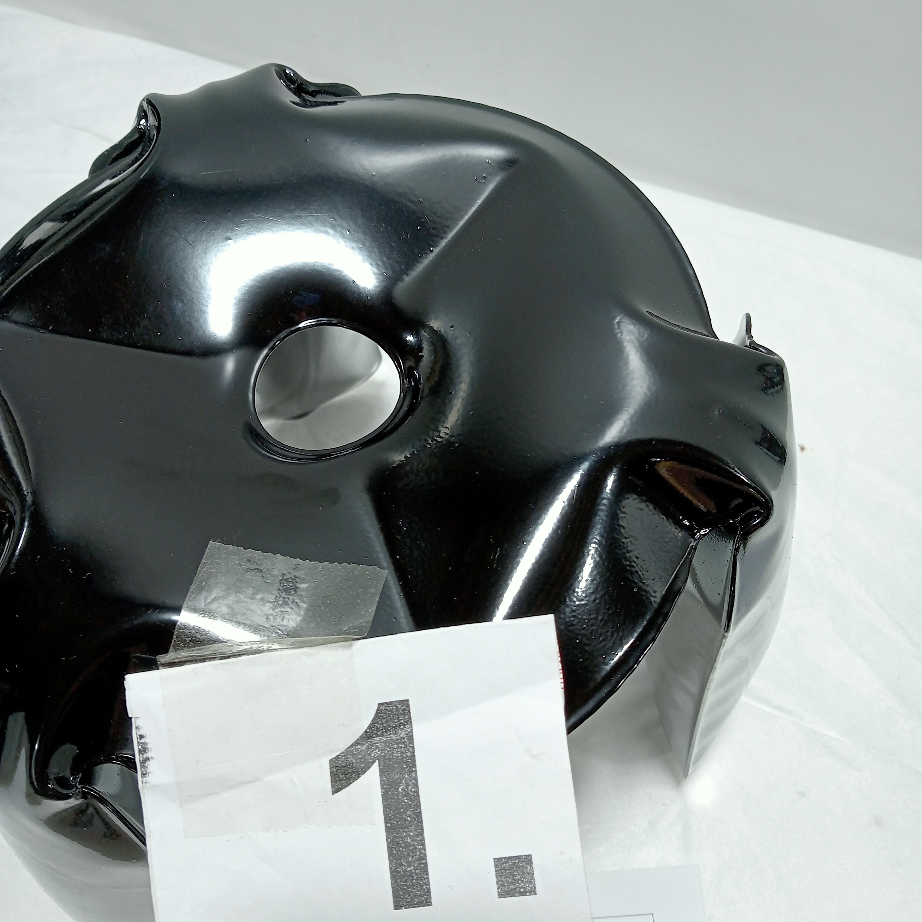 Plopp Mini Sgabello Acciaio Nero Lucido