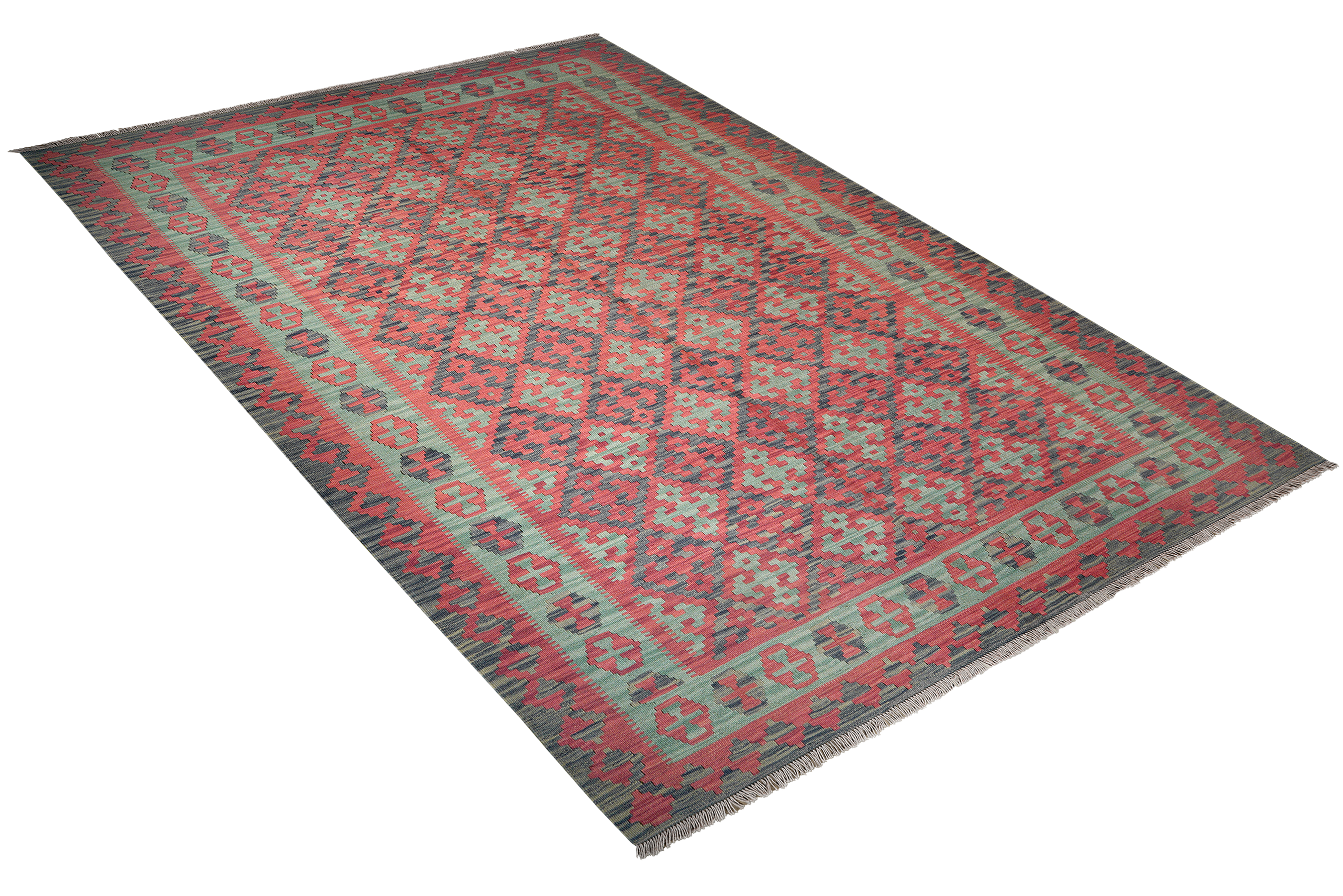 Kilim Gashgai Teppich Braun