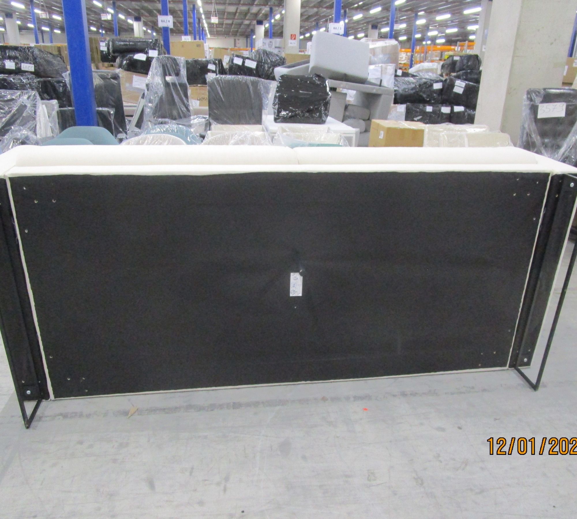 Tyme Sofa 2-Sitzer Webstoff Cremeweiß