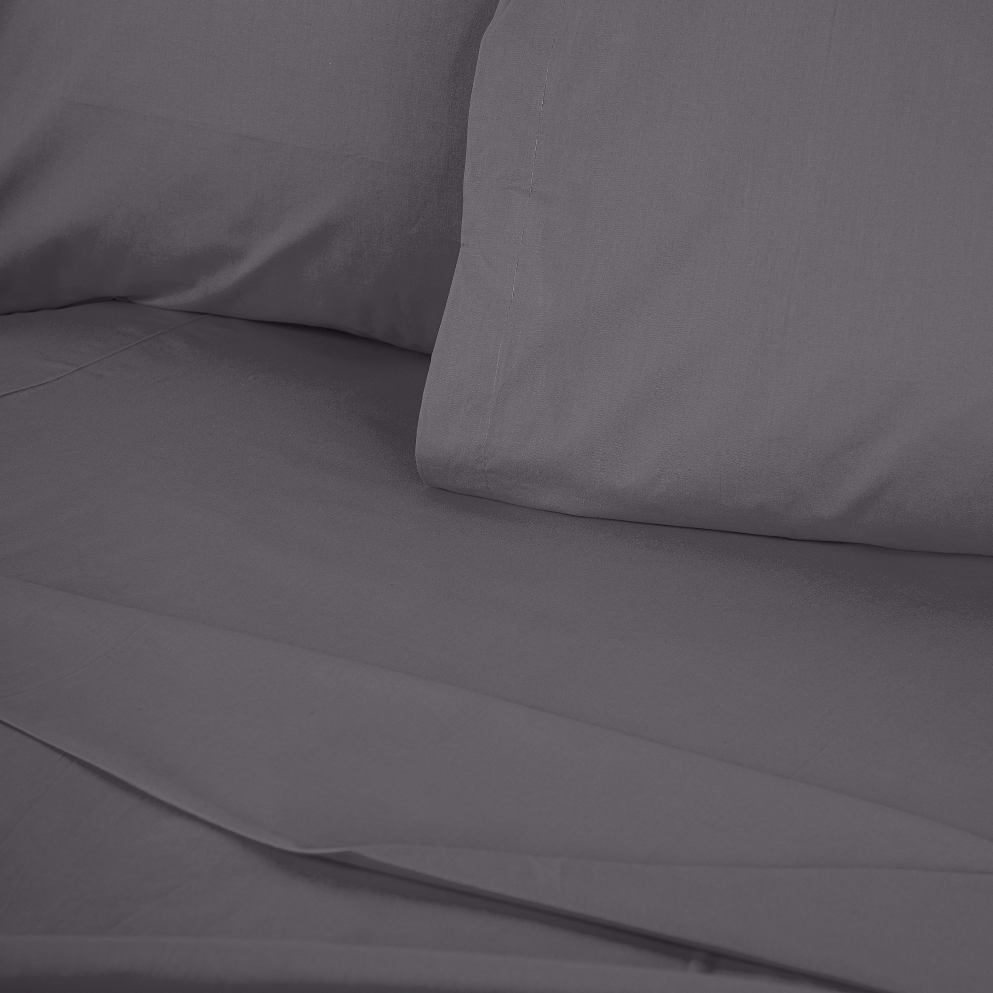 Lenzuolo con angoli Cotone Grigio 100cm x 200cm