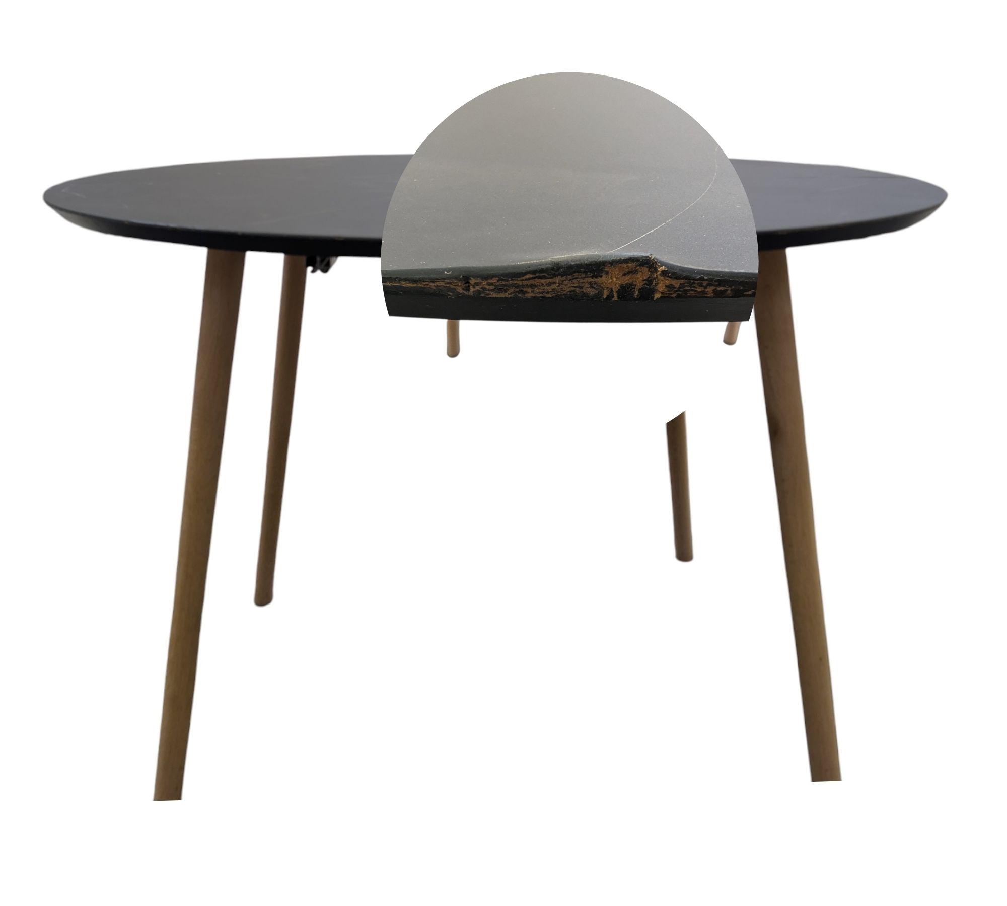 Amelia Dining Table Black Ø120 cm