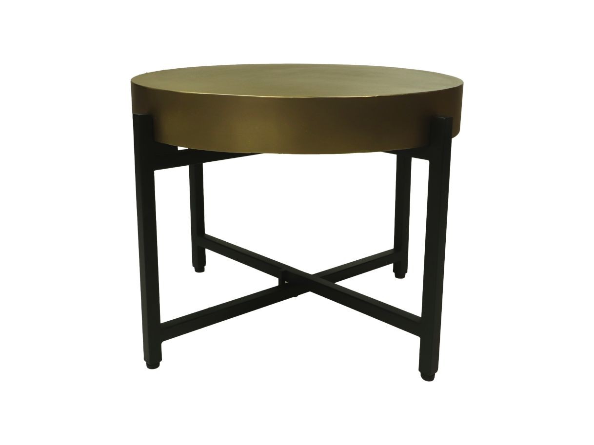 Runder Beistelltisch Metall ø50cm