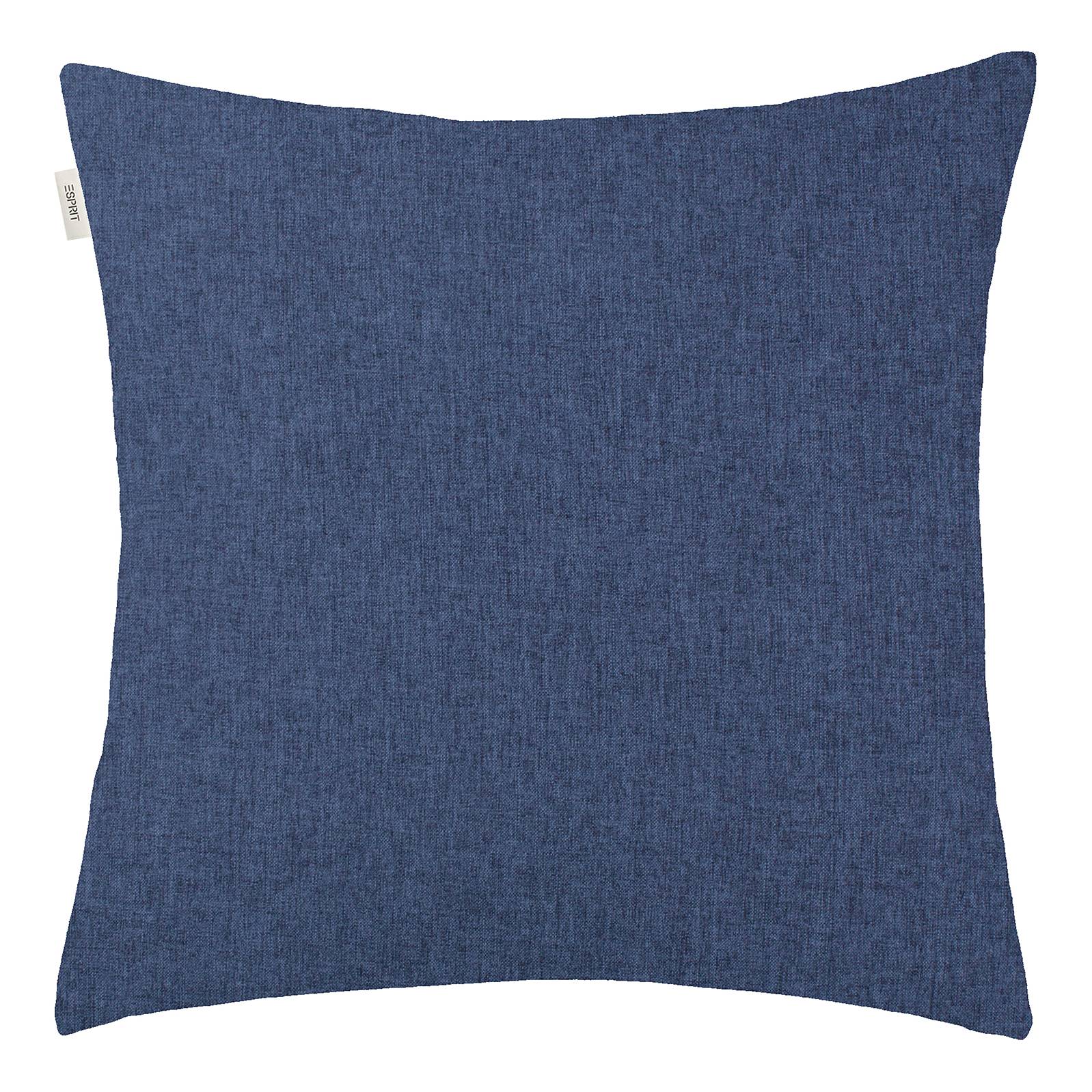 Harp Structure Kissenbezug Polyester Marineblau 45 x 45 cm
