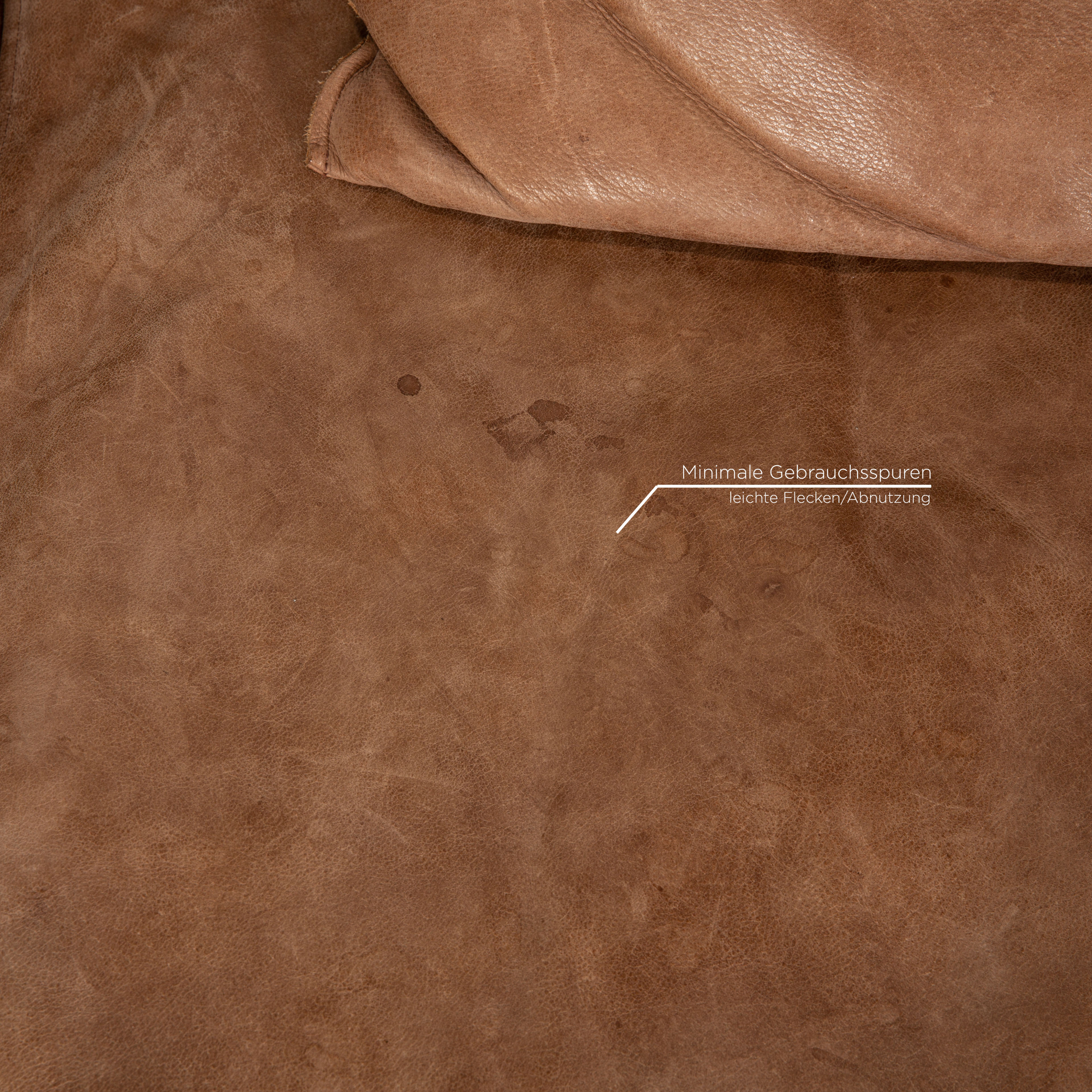 Maine Sofa 4-Sitzer by Machalke Leder Cognac
