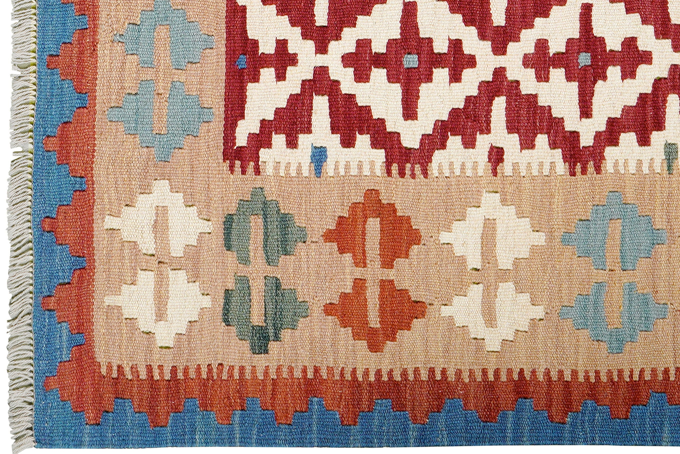 Kilim Gashgai Teppich Mehrfarbig