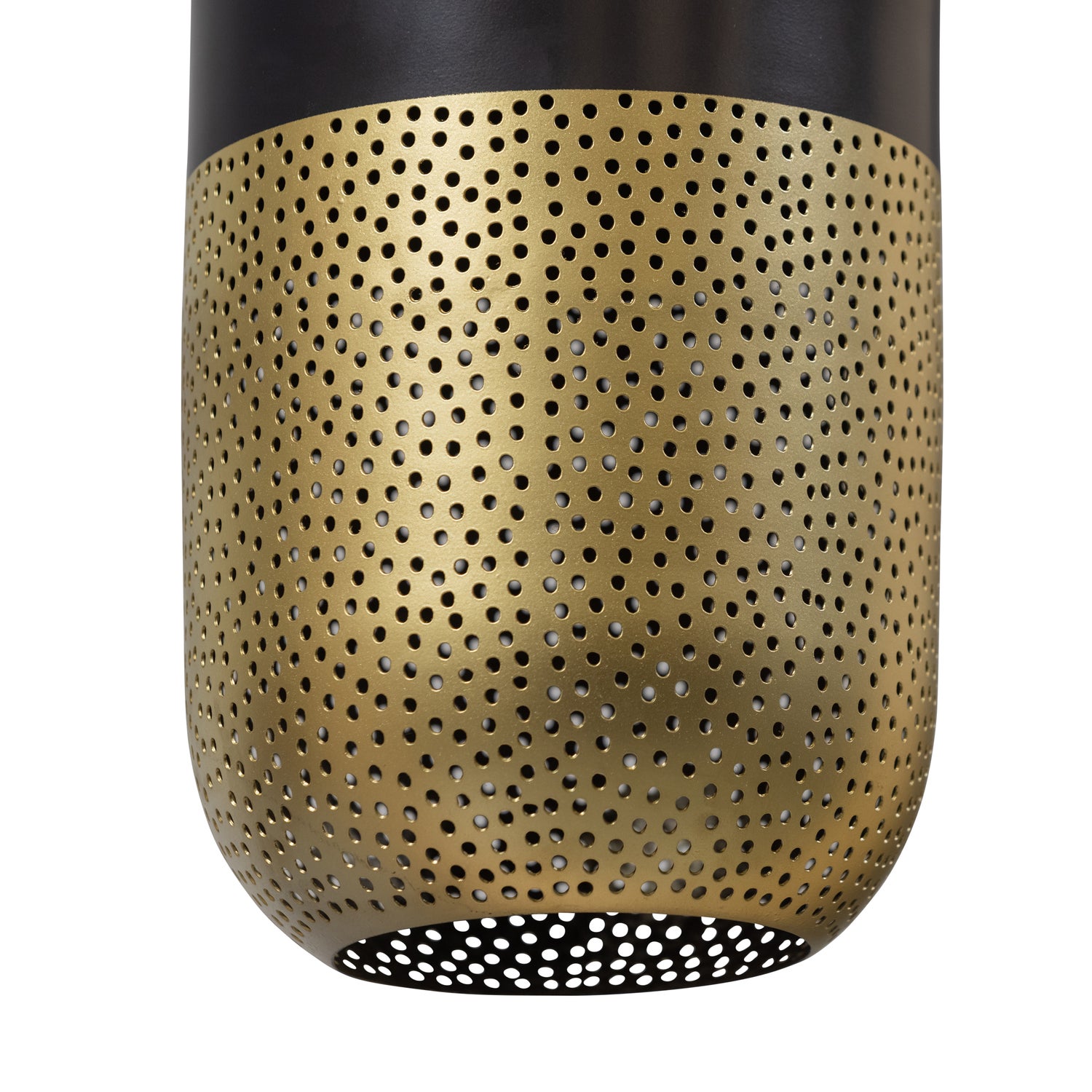 Tirsa Hängelampe Metall Schwarz Gold