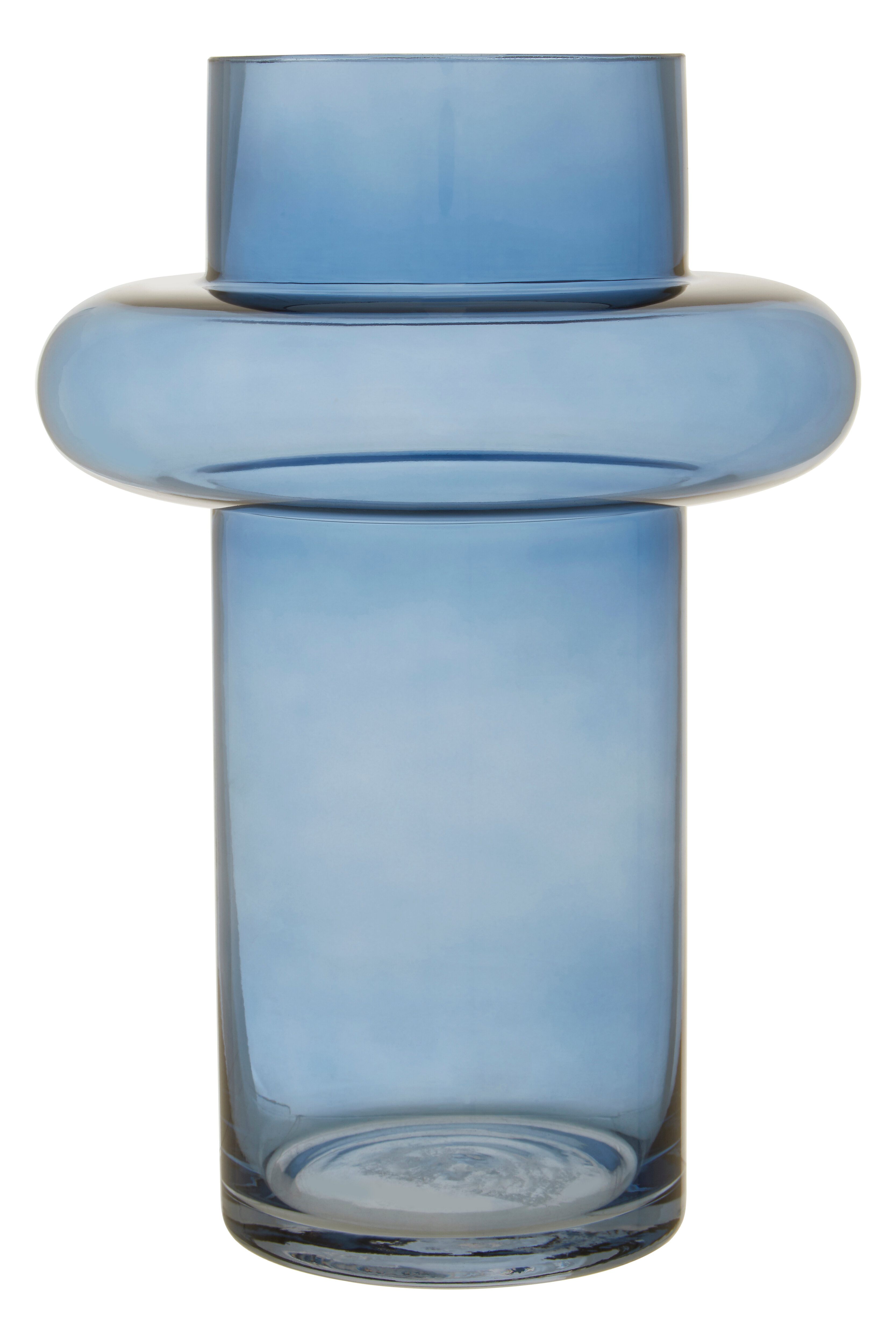 Cabrina Große blaue Glasvase

