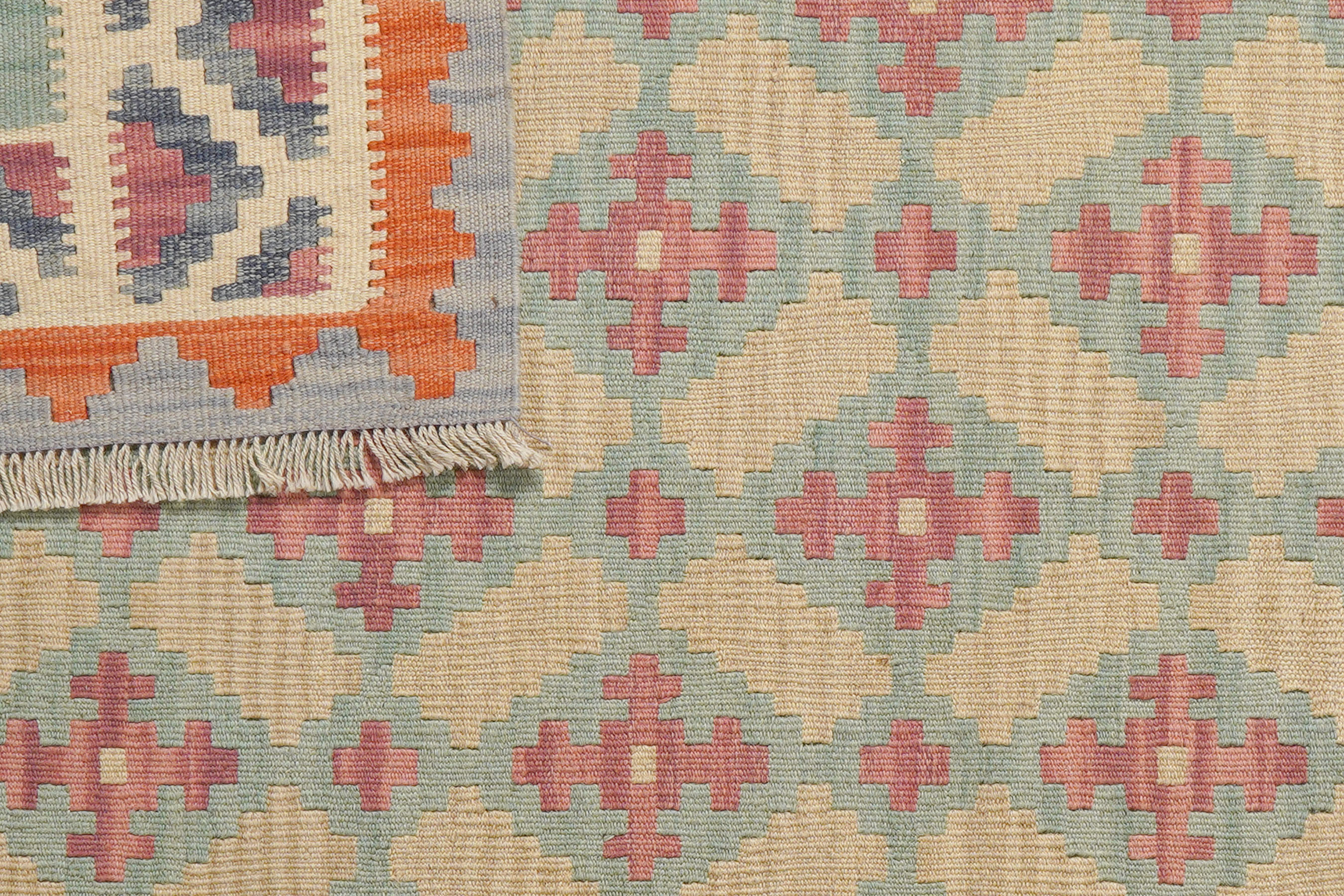 Kelim Gashgai Wool Multicolored