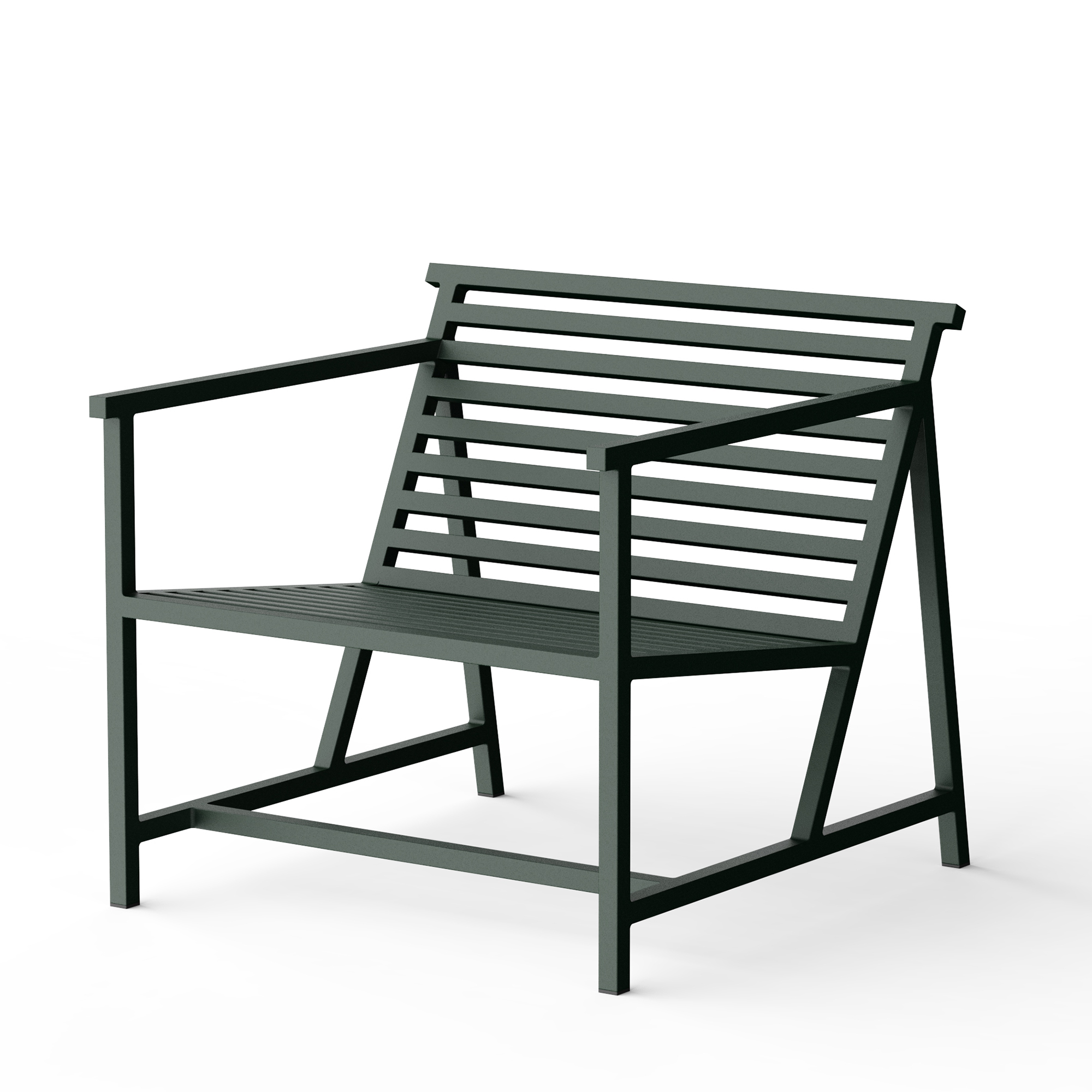 19 Outdoors Gartenstuhl Aluminium Grün