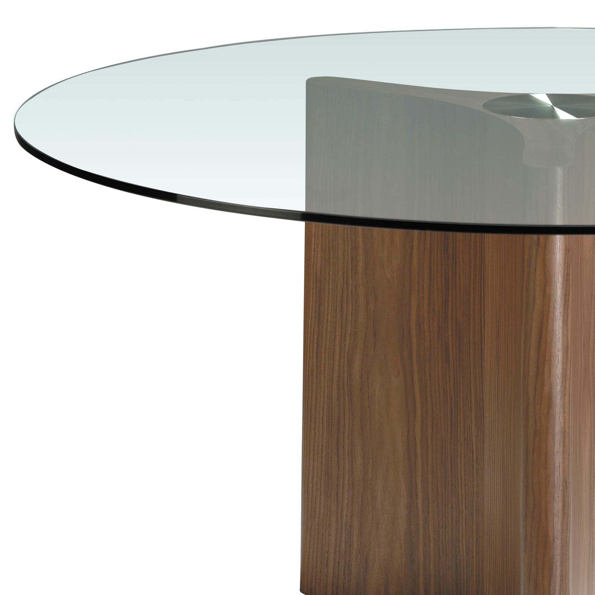 Esstisch Glas Braun Ø 150cm