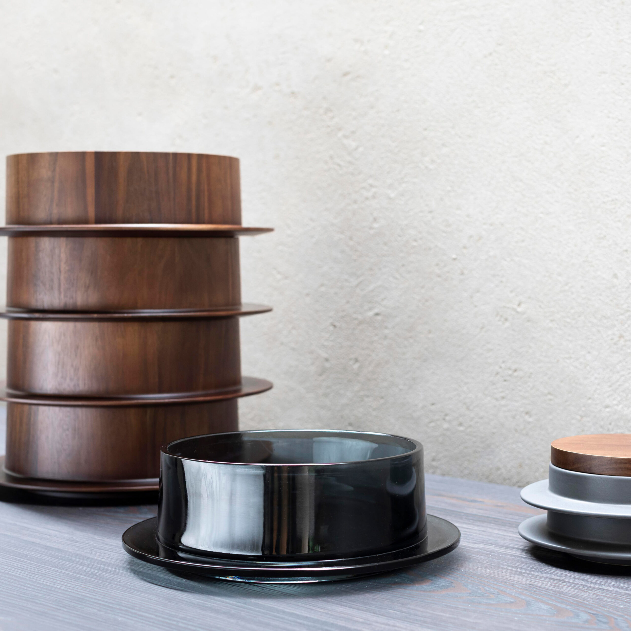 Dishes to Dishes Schale Klein Glas Grau