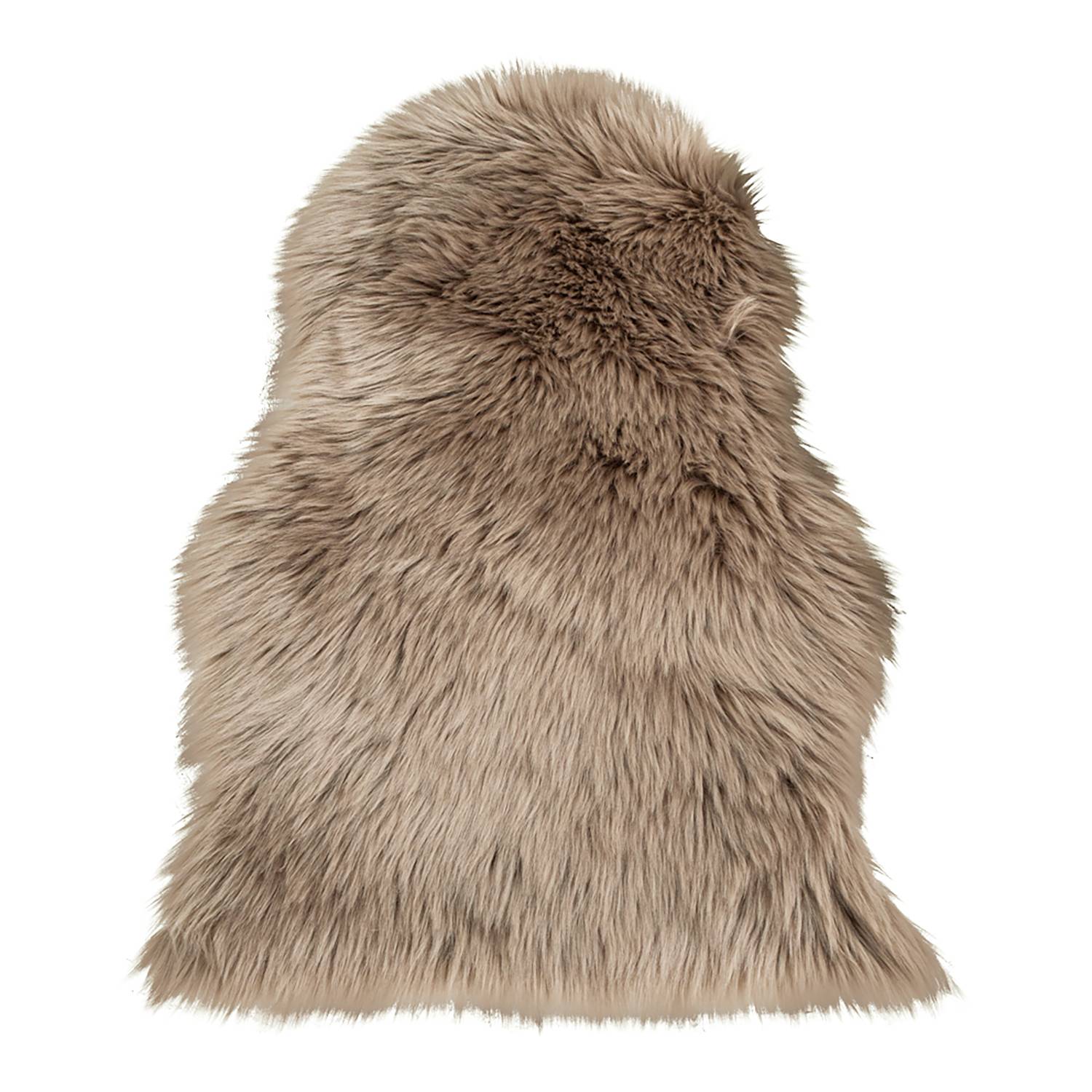 Lambskin Fur Rug Light Brown