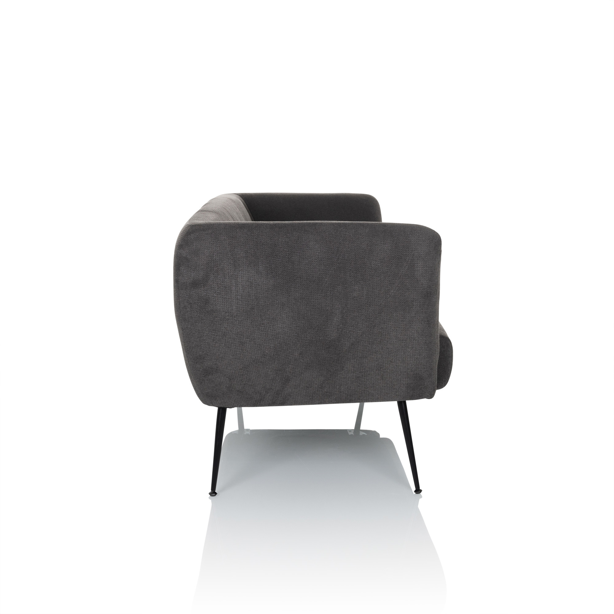 HAYRIVER 2-seater sofa fabric gray