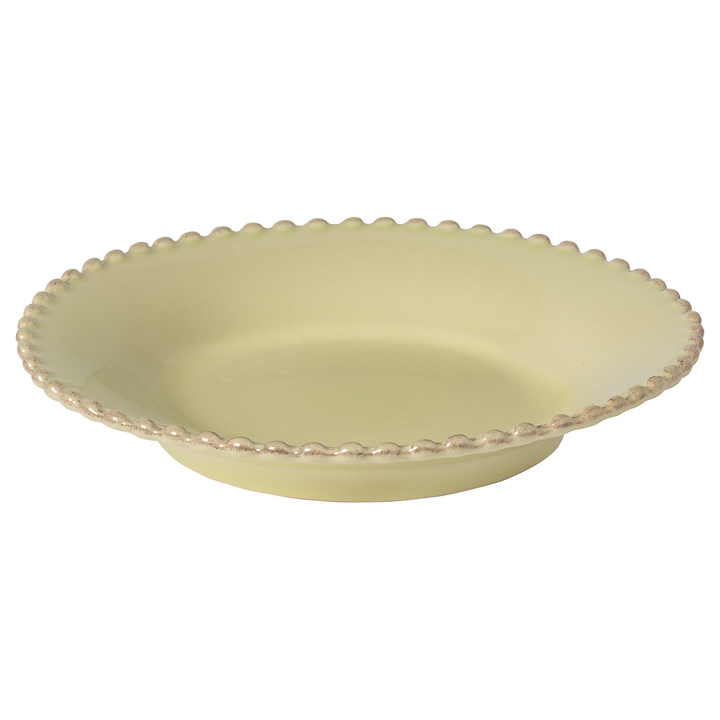 Soup Plate Pearl Set of 6 Ceramic Pistachio Green