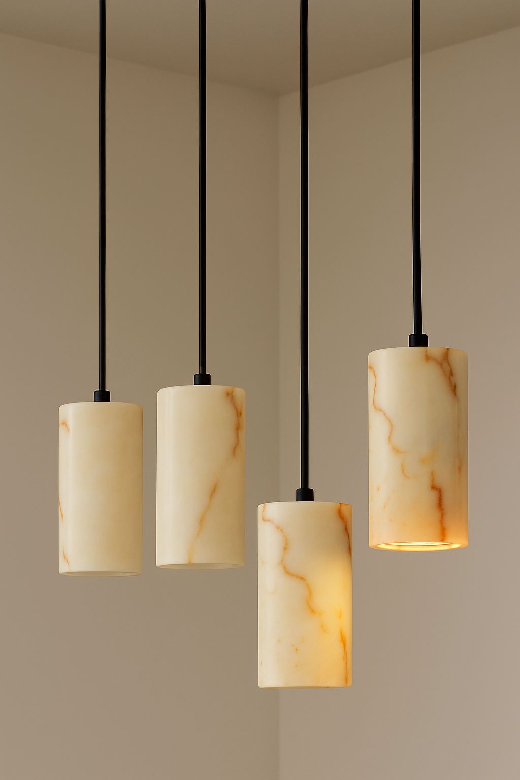 Papy-Perme Pendant Light Marble Natural